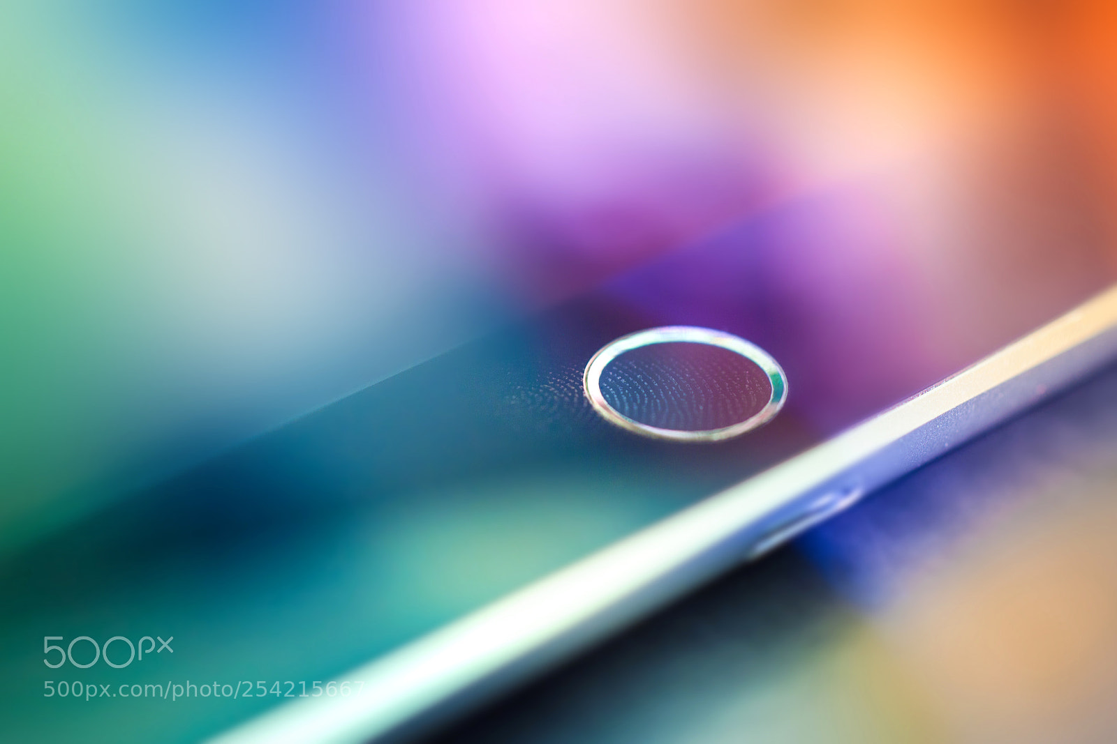 Canon EOS 5D Mark II sample photo. Fingerprint sensor close up photography