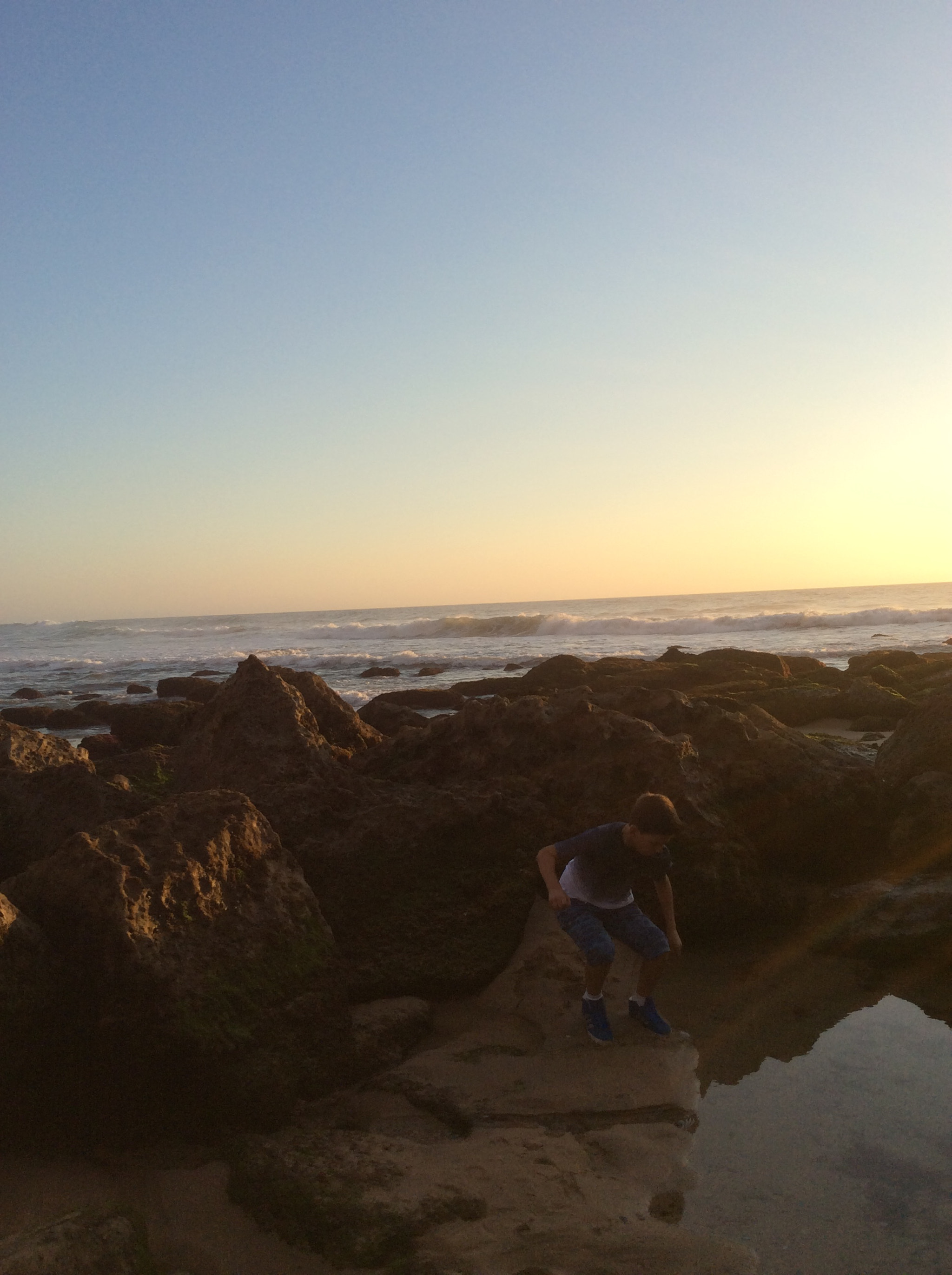 Apple iPad Air sample photo. Sunset on the beach photography