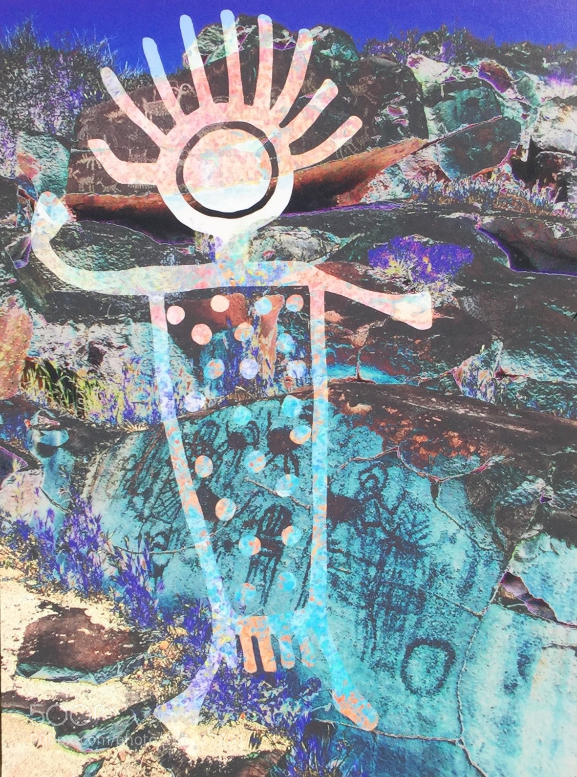 Apple iPhone 6 sample photo. 'little petroglyph canyon' photography