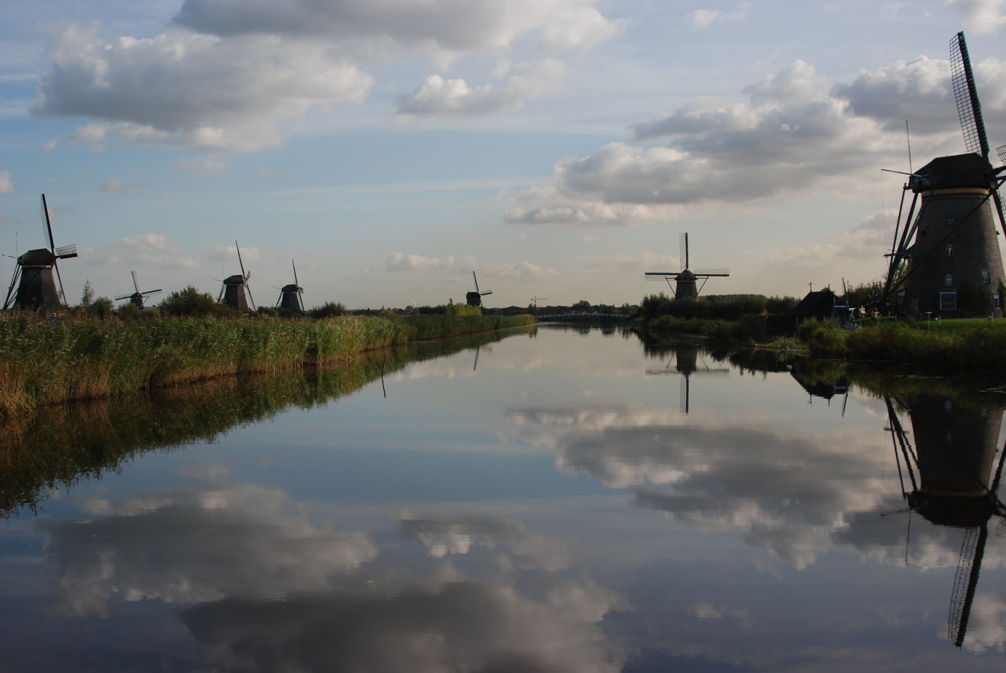 Nikon D80 sample photo. Windmills, clouds, and sky photography