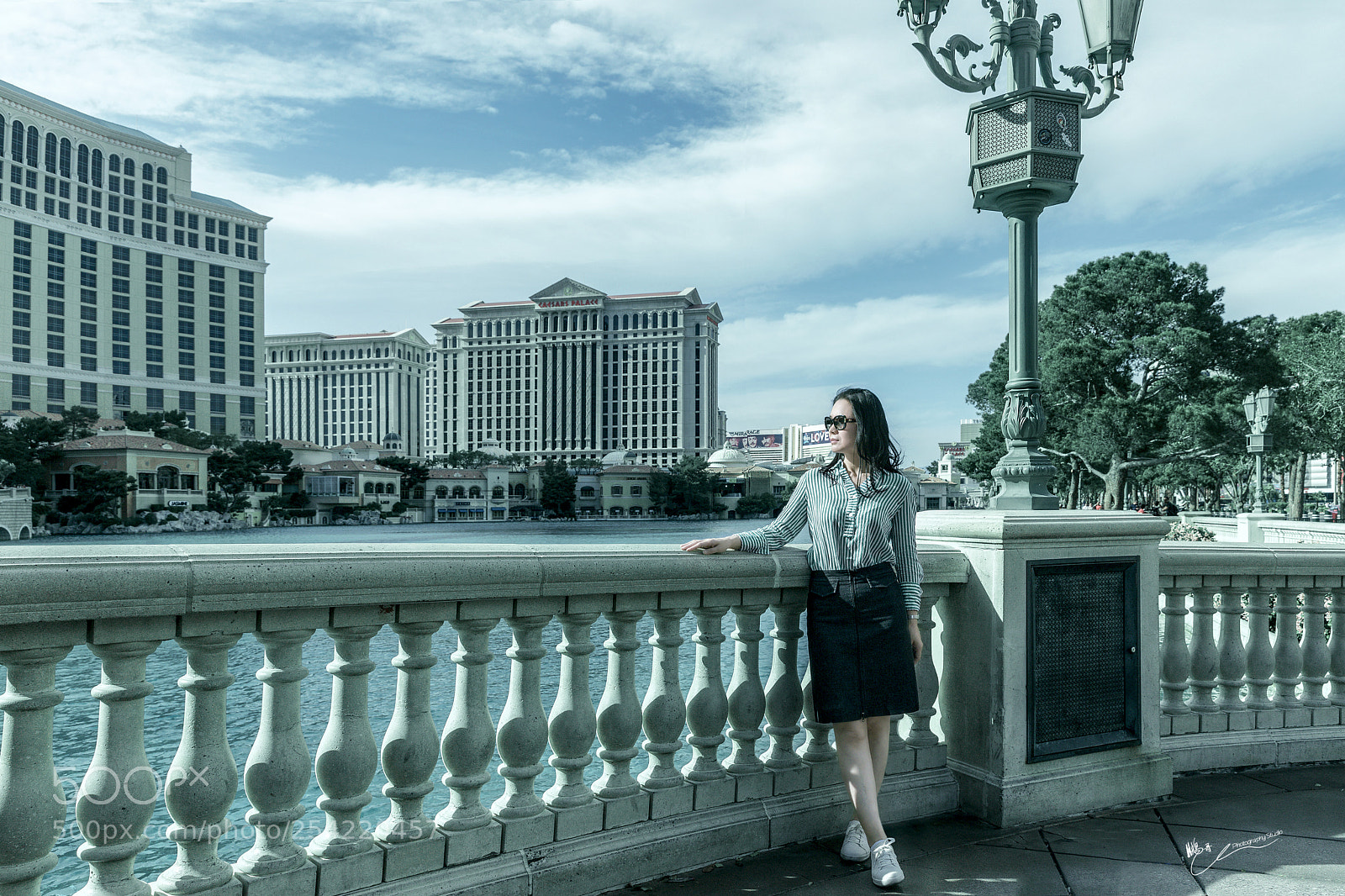 Canon EOS 6D Mark II sample photo. Bellagio water show photography