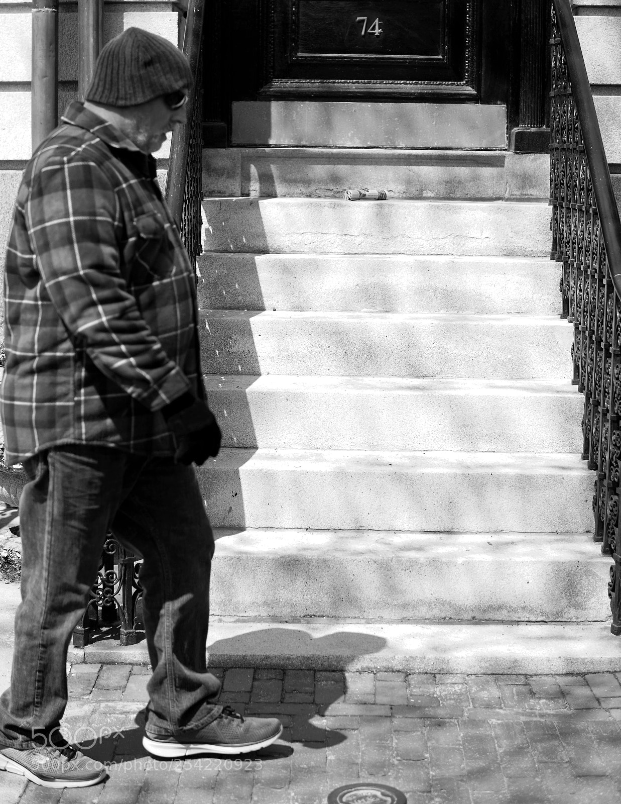 Sony a6500 sample photo. Man walking on comm photography