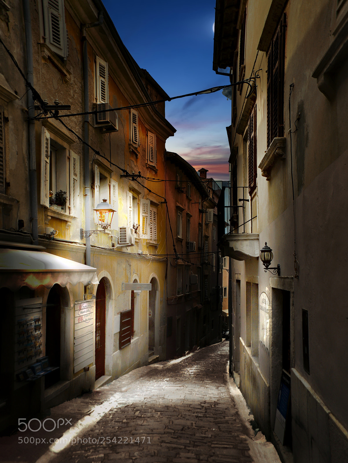 Canon EOS 6D Mark II sample photo. Piran at night photography