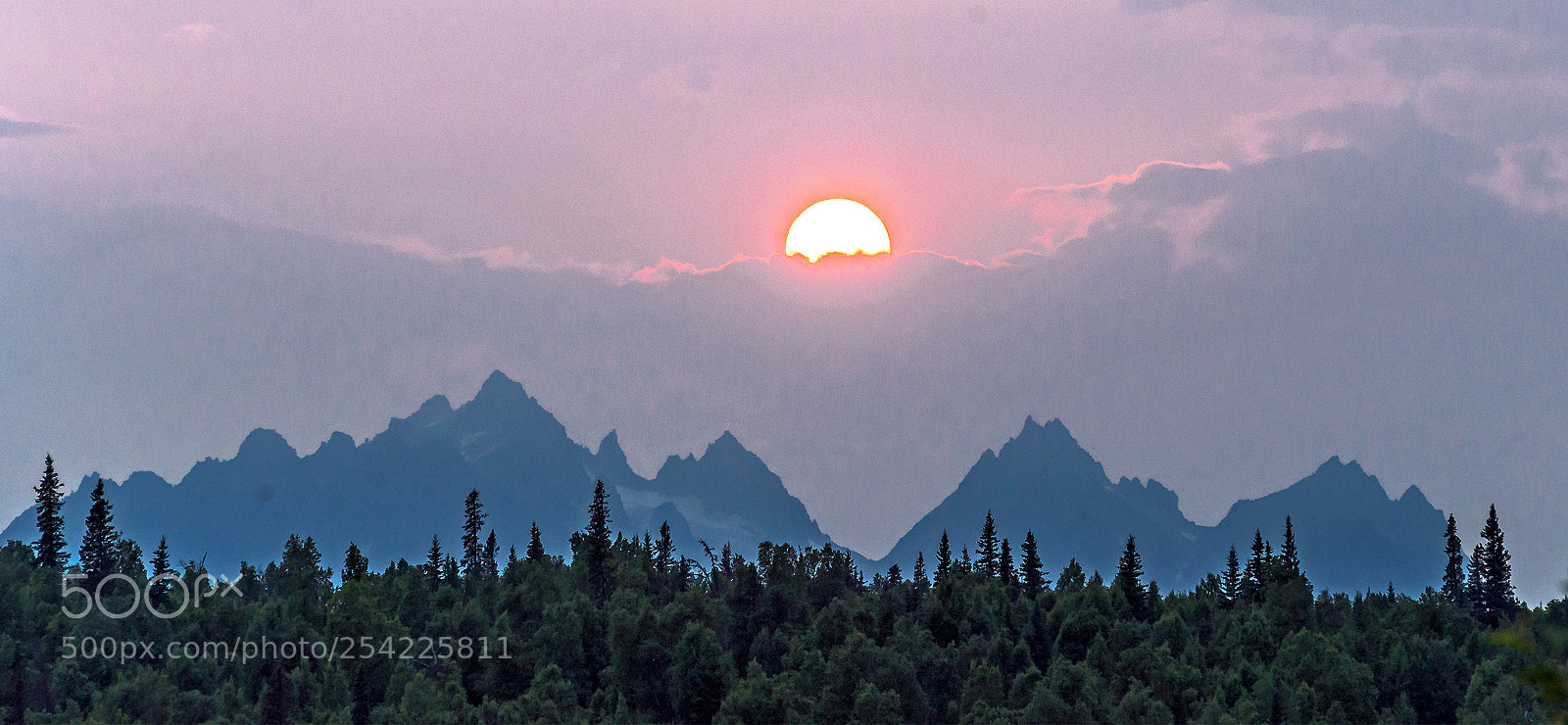 Nikon D610 sample photo. Smoky sunset photography