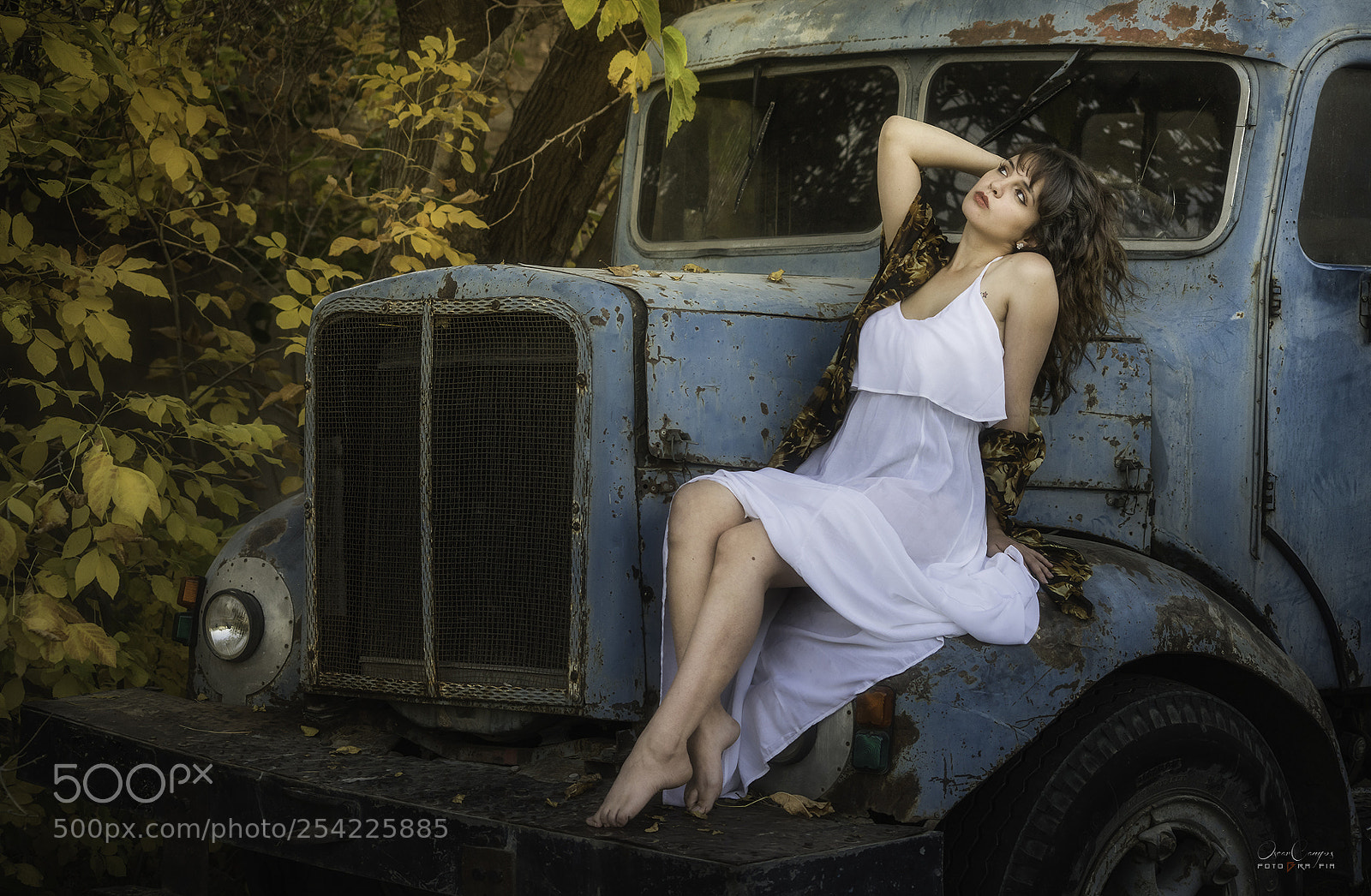 Nikon D810 sample photo. In the old truck photography