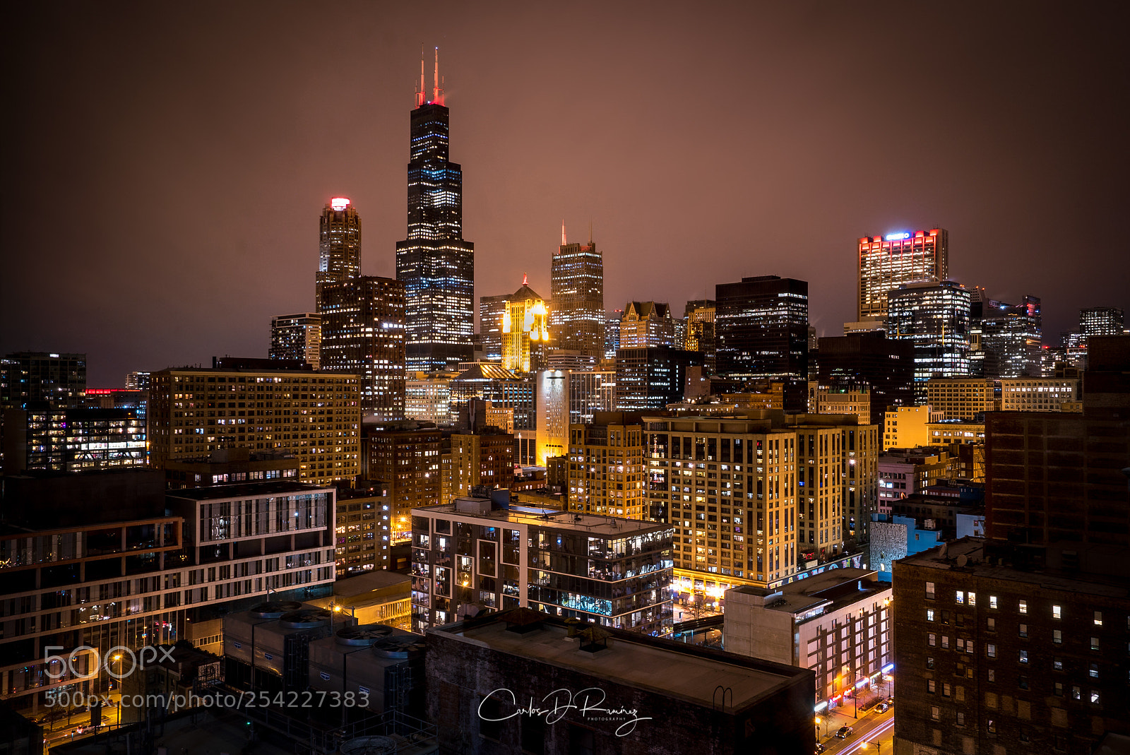 Sony a7S sample photo. Chicago downtown photography