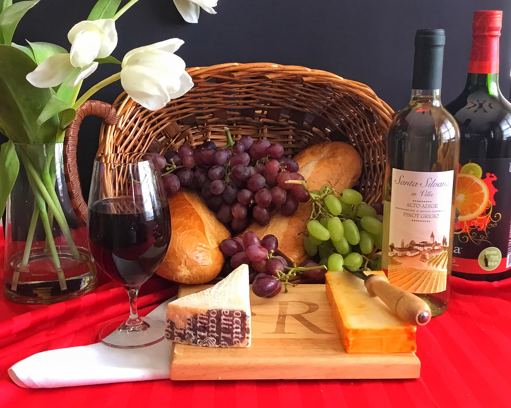 Apple iPad (5th generation) sample photo. Wine and cheese still life photography