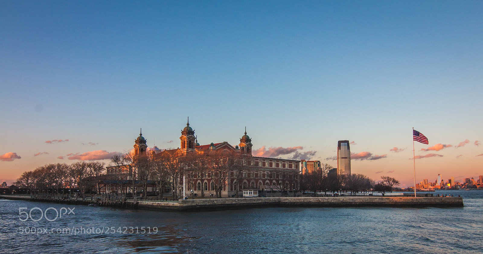 Canon EOS 650D (EOS Rebel T4i / EOS Kiss X6i) sample photo. Ellis island sunset photography