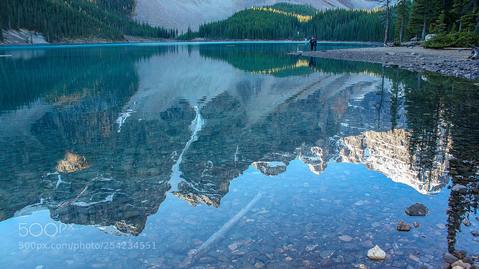 Canon EOS 450D (EOS Rebel XSi / EOS Kiss X2) sample photo. Ten peaks reflection on photography