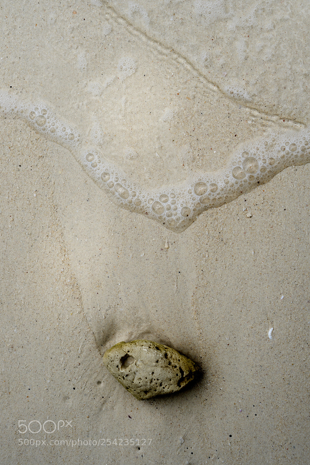 Sony a6300 sample photo. Stone and wave photography