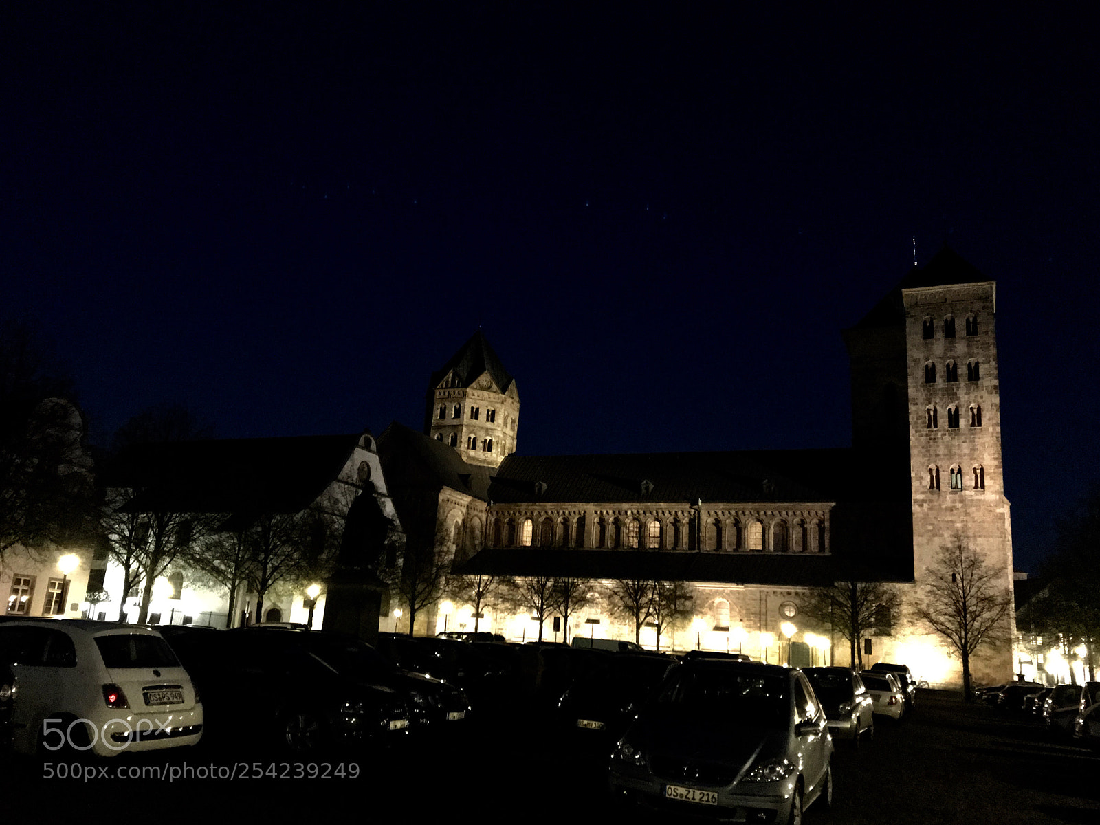 Apple iPhone 7 sample photo. Osnabruck night photography