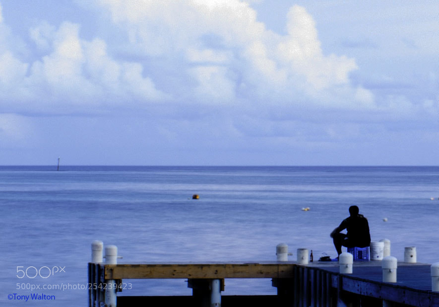 Nikon D7200 sample photo. Man on pier grand photography