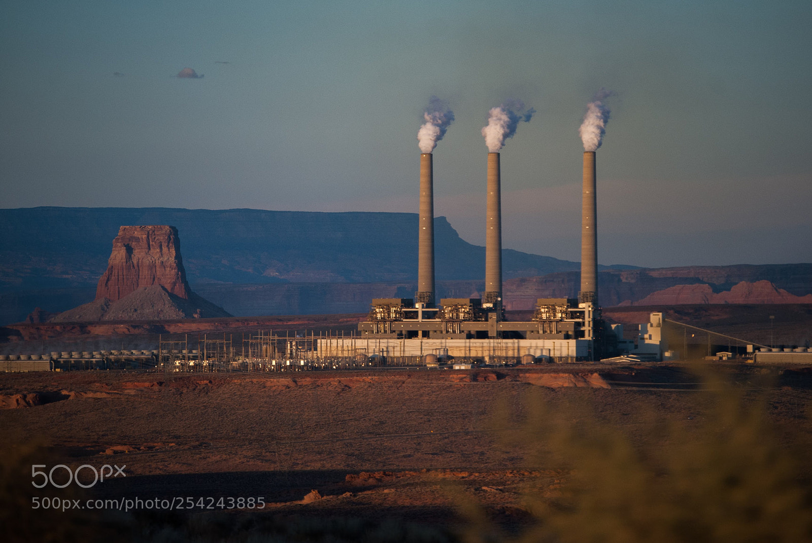 Nikon D60 sample photo. Smoke stacks photography