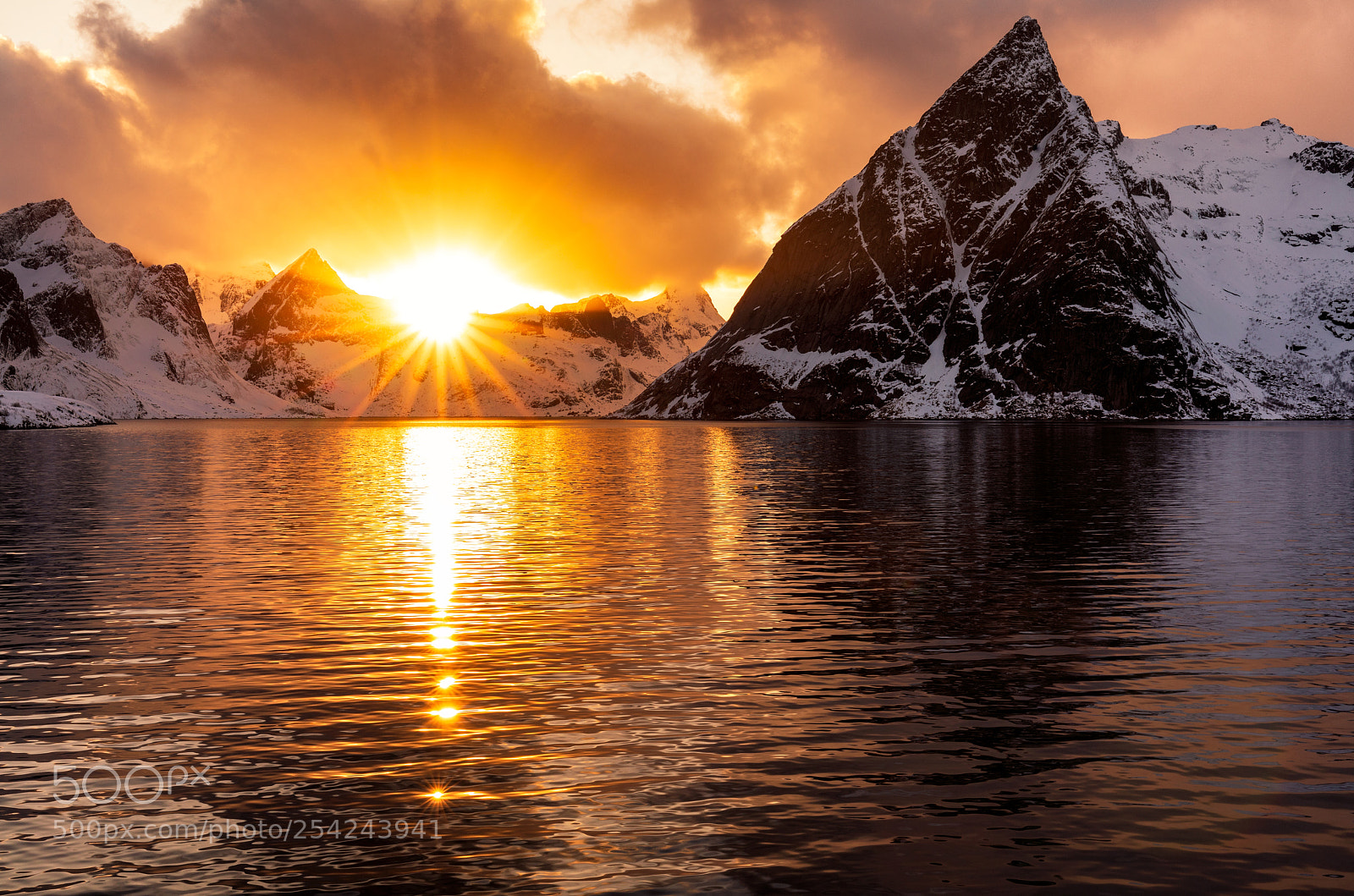 Canon EOS 5D Mark IV sample photo. Sunset in lofoten photography