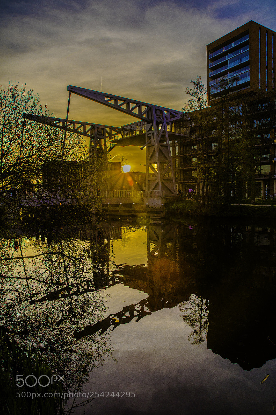 Nikon D500 sample photo. Zonsondergang aan de piushaven photography