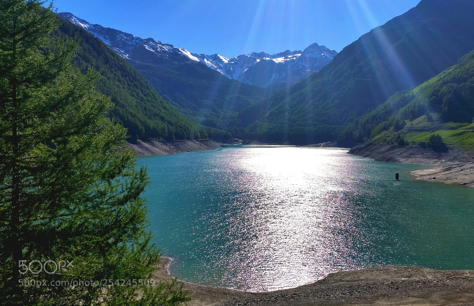 Samsung Galaxy S5 sample photo. Barrier lake vernago photography