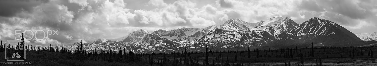 Canon EOS 760D (EOS Rebel T6s / EOS 8000D) sample photo. Denali highway panorama photography