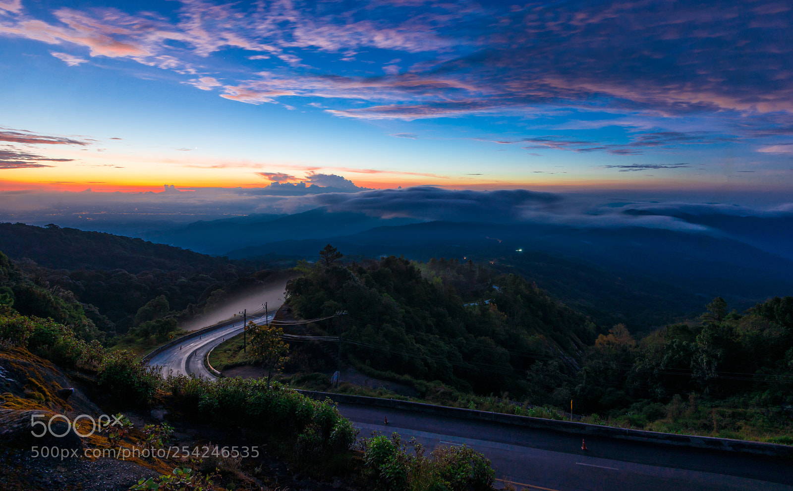 Nikon D600 sample photo. Road to the skyline photography