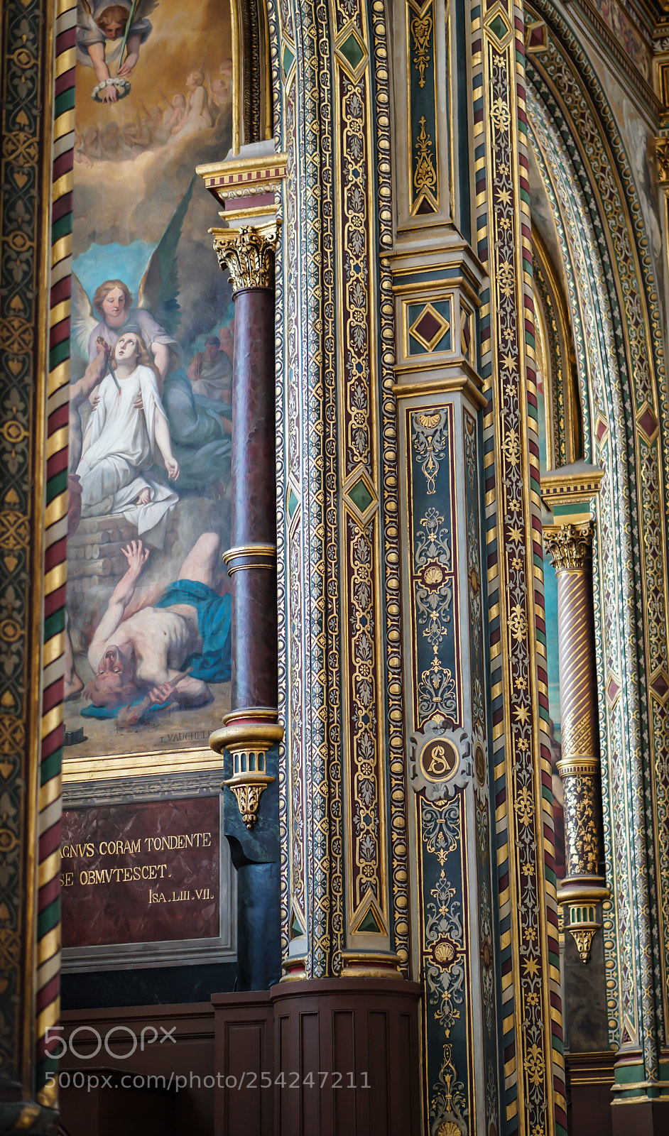 Sony a6500 sample photo. Triforium of saint eustache photography