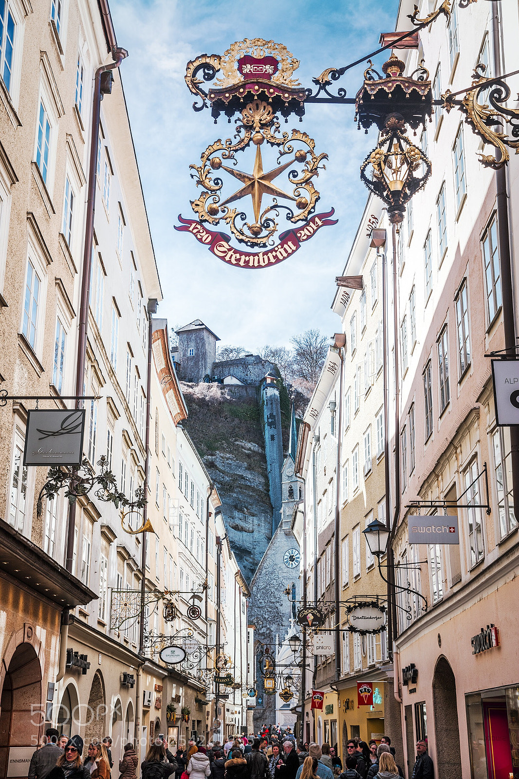 Canon EOS 5DS R sample photo. Getreidegasse salzburg photography
