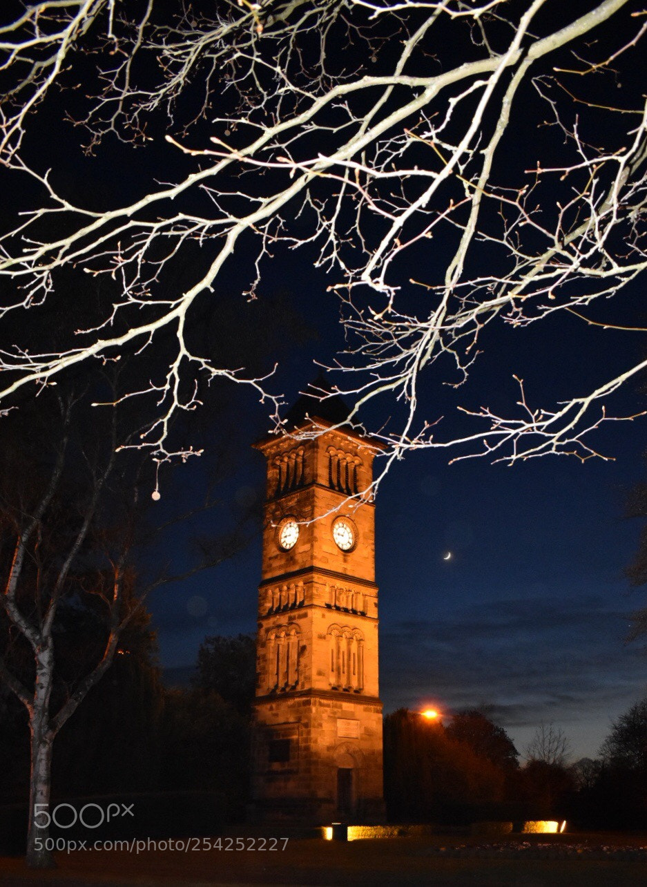 Nikon D3400 sample photo. Lichfield clock tower photography