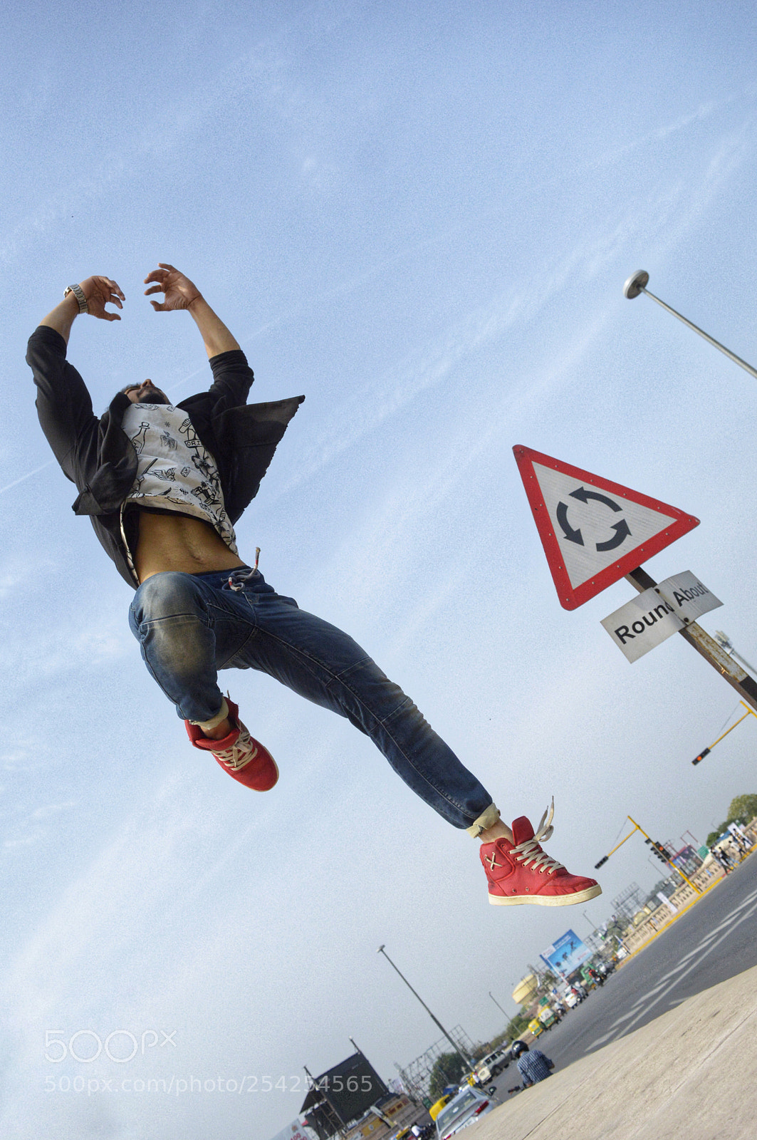 Nikon D3200 sample photo. High jump photography