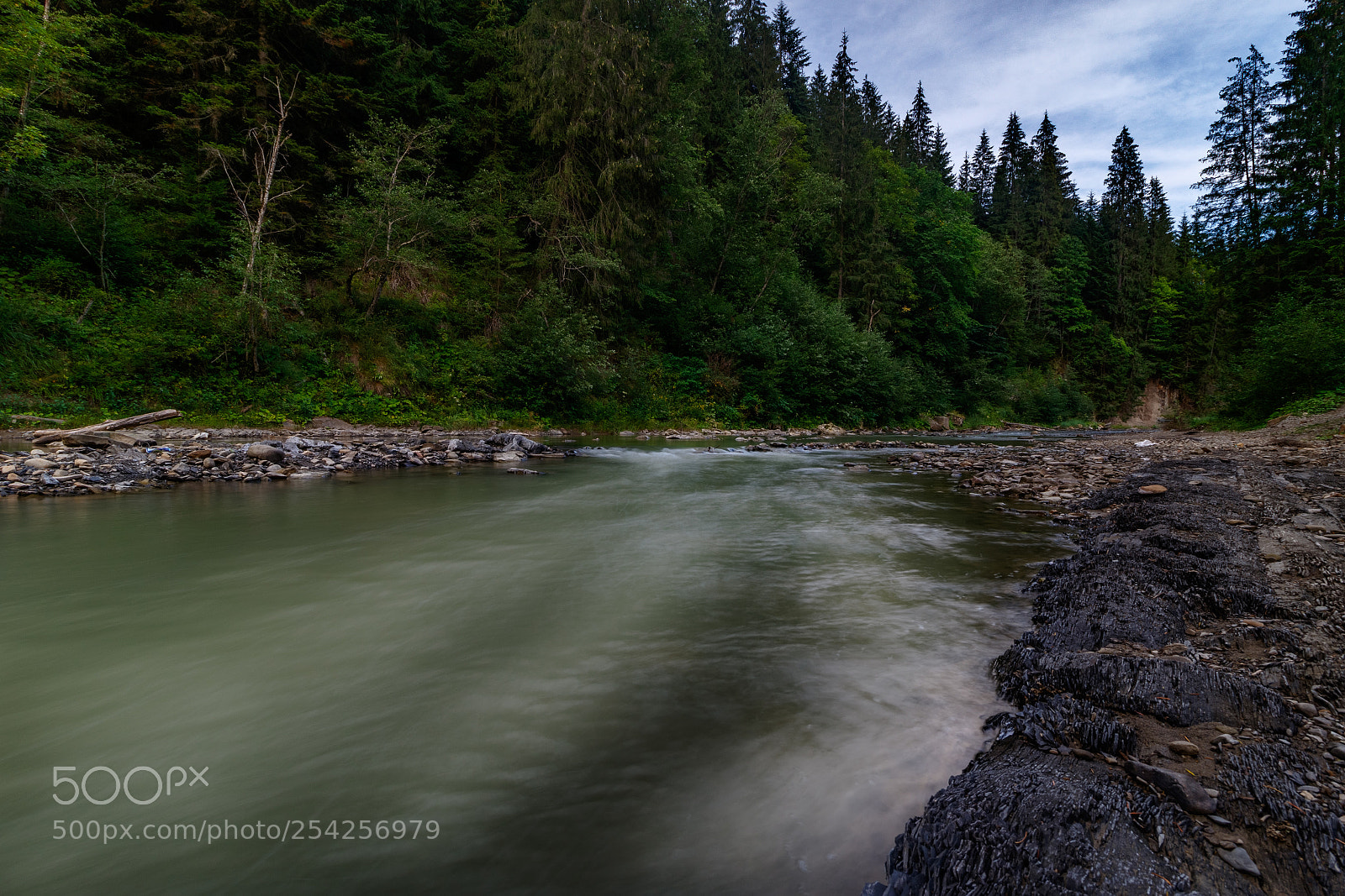 Canon EOS 7D Mark II sample photo. Mountain river. photography