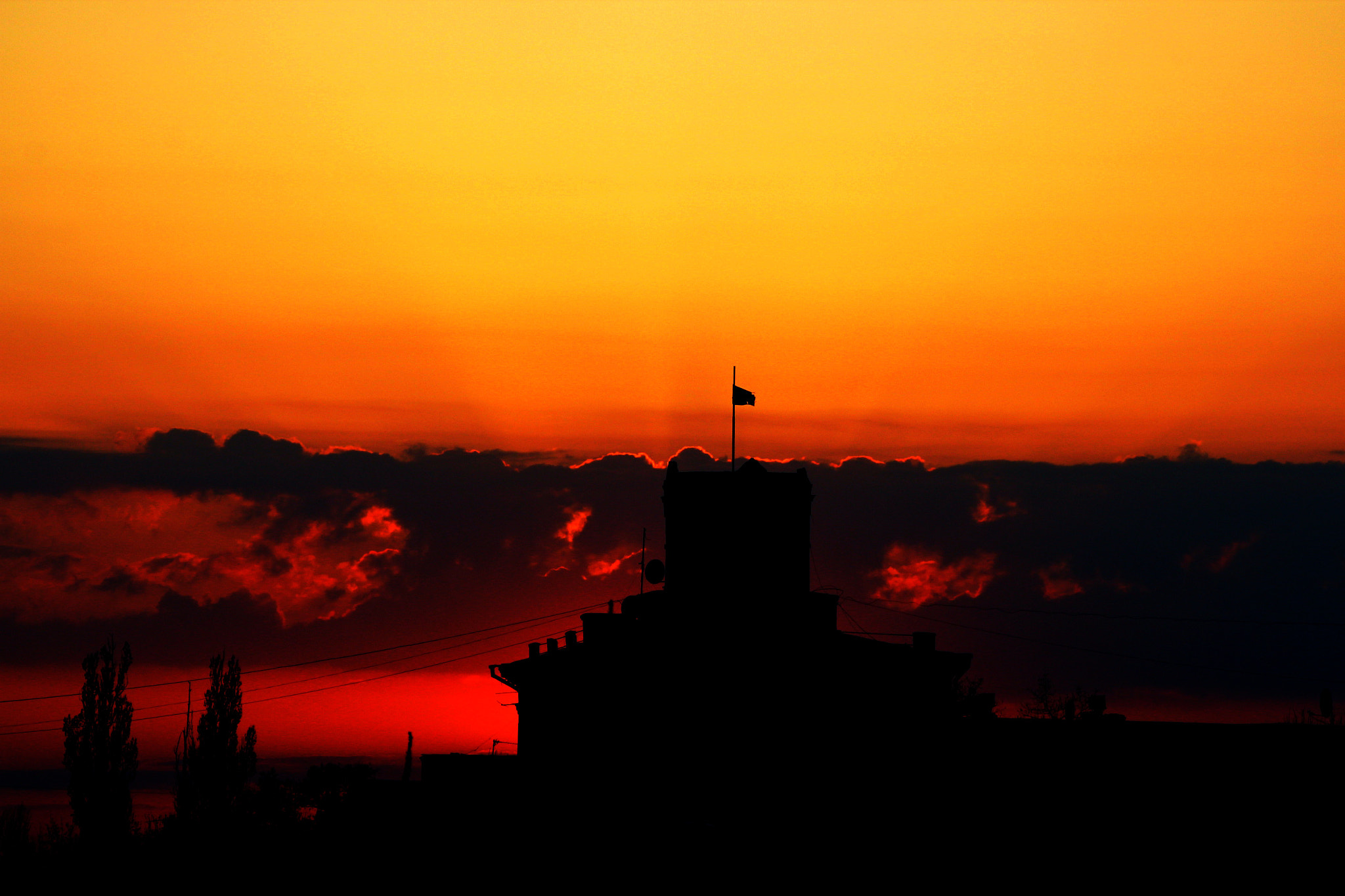 Sigma 70-300mm F4-5.6 APO DG Macro sample photo. Sunset photography