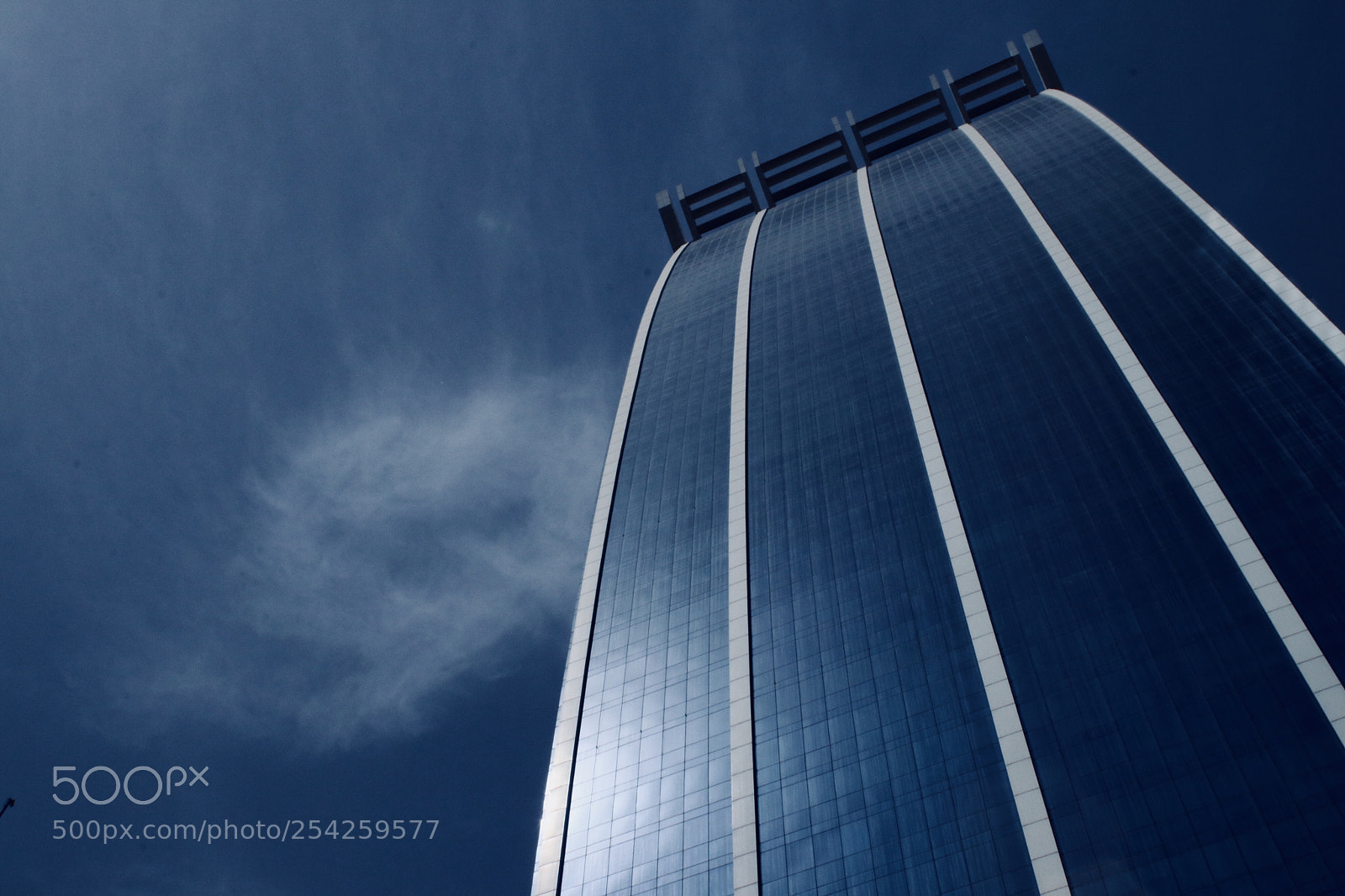 Canon EOS 80D sample photo. Blue architecture photography