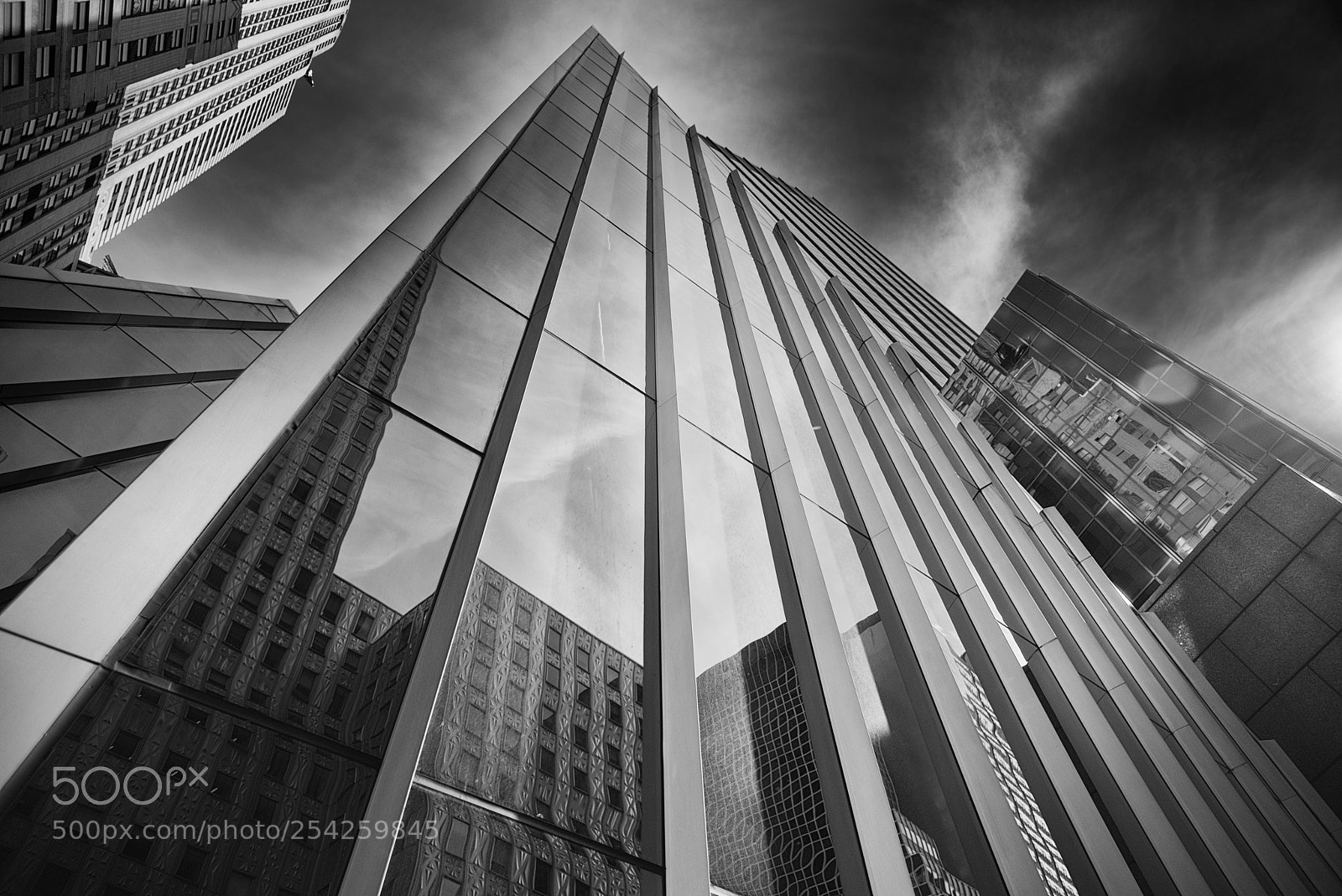 Nikon D810 sample photo. Reflections in a shard photography