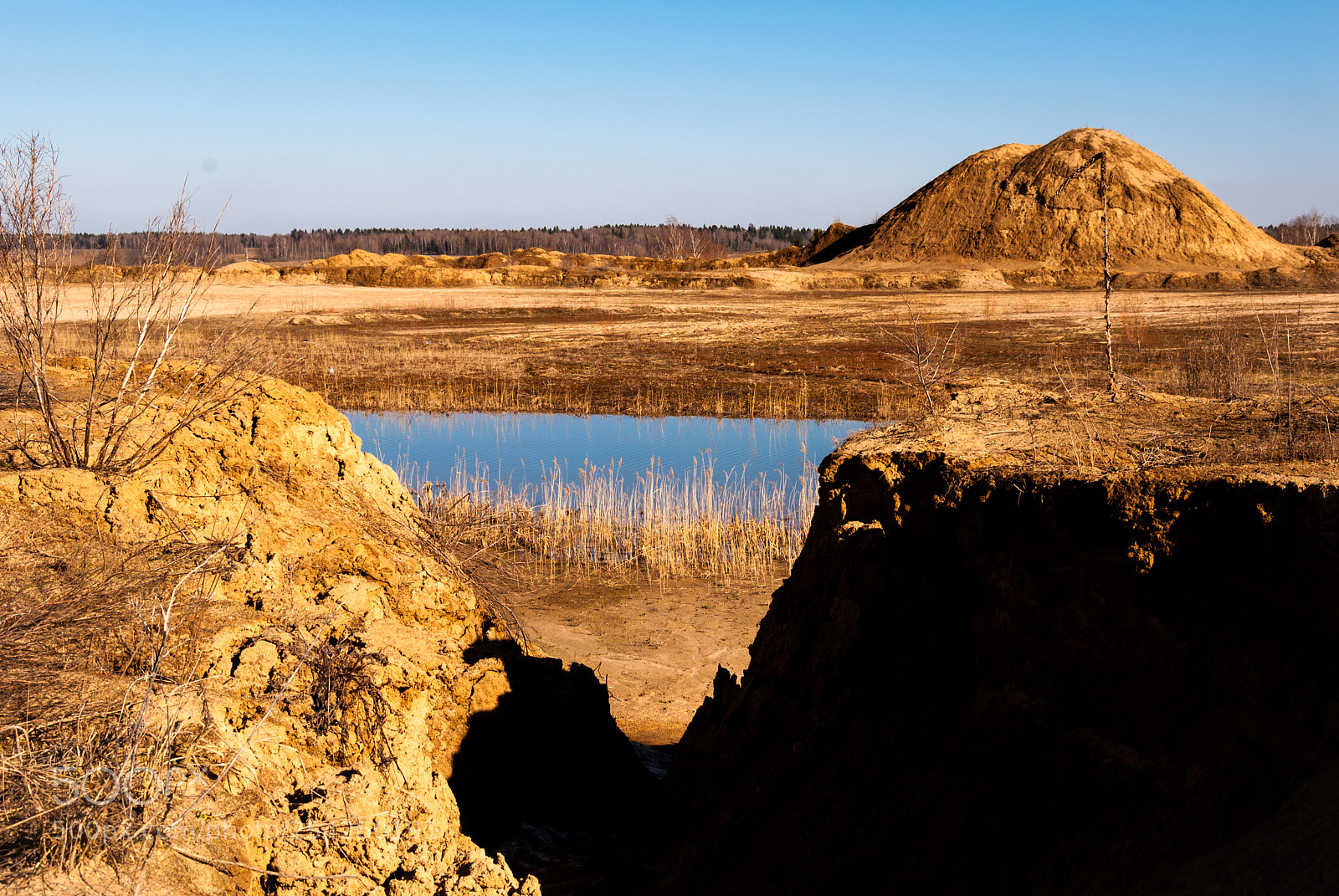 Nikon D3000 sample photo. Desert moscow obl. photography