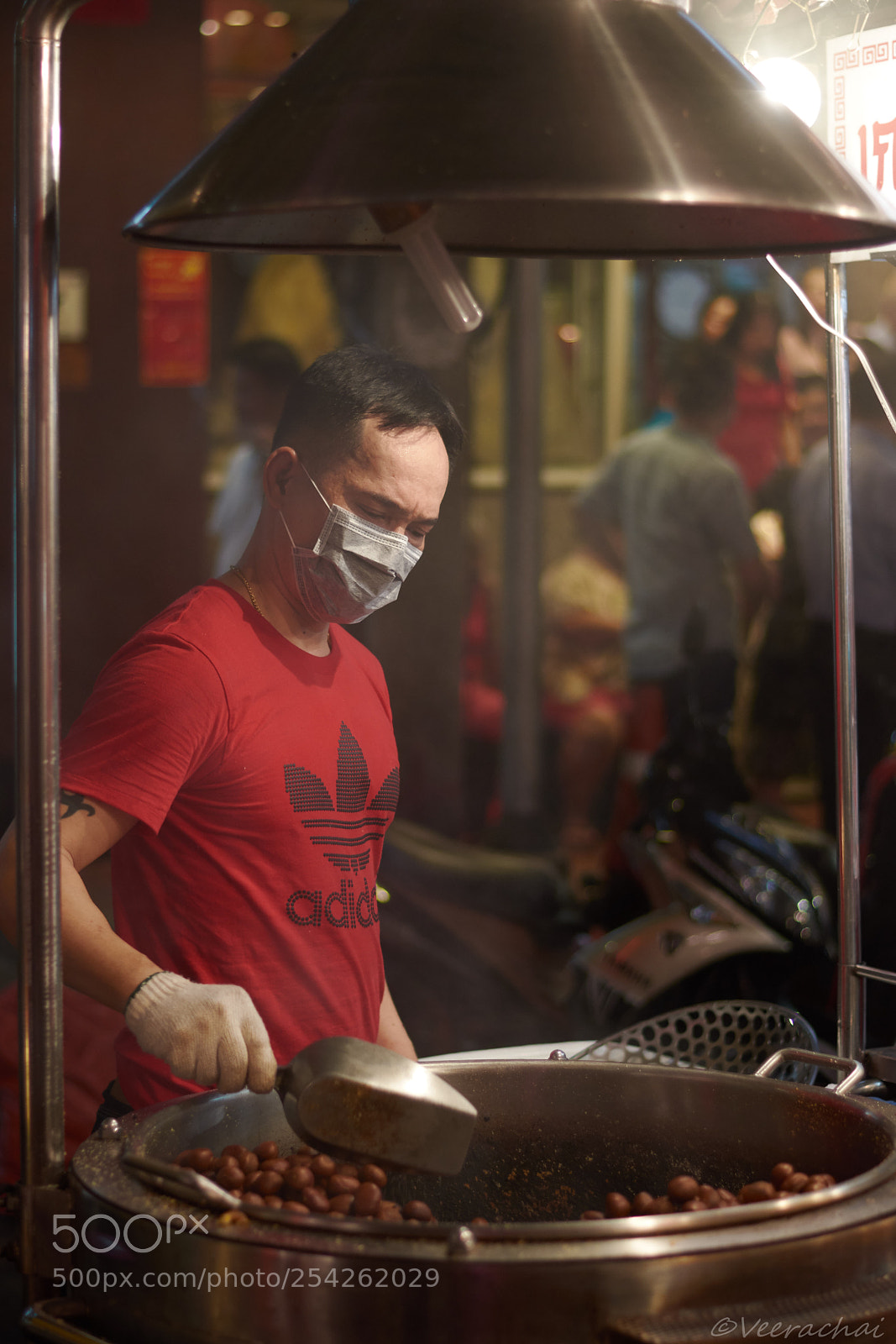 Nikon D7200 sample photo. Chestnut roaster photography