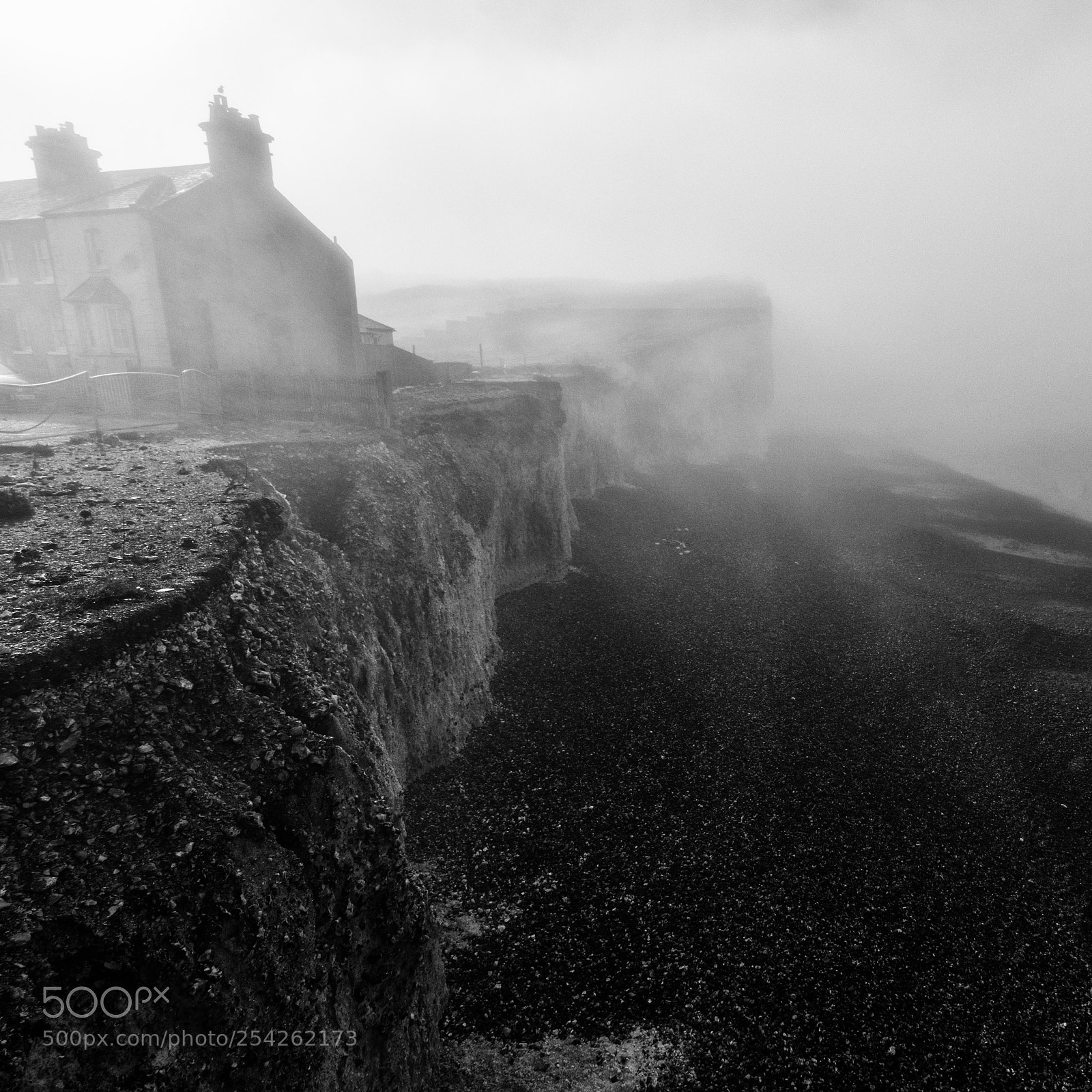 Nikon D5300 sample photo. Fog on the beach photography