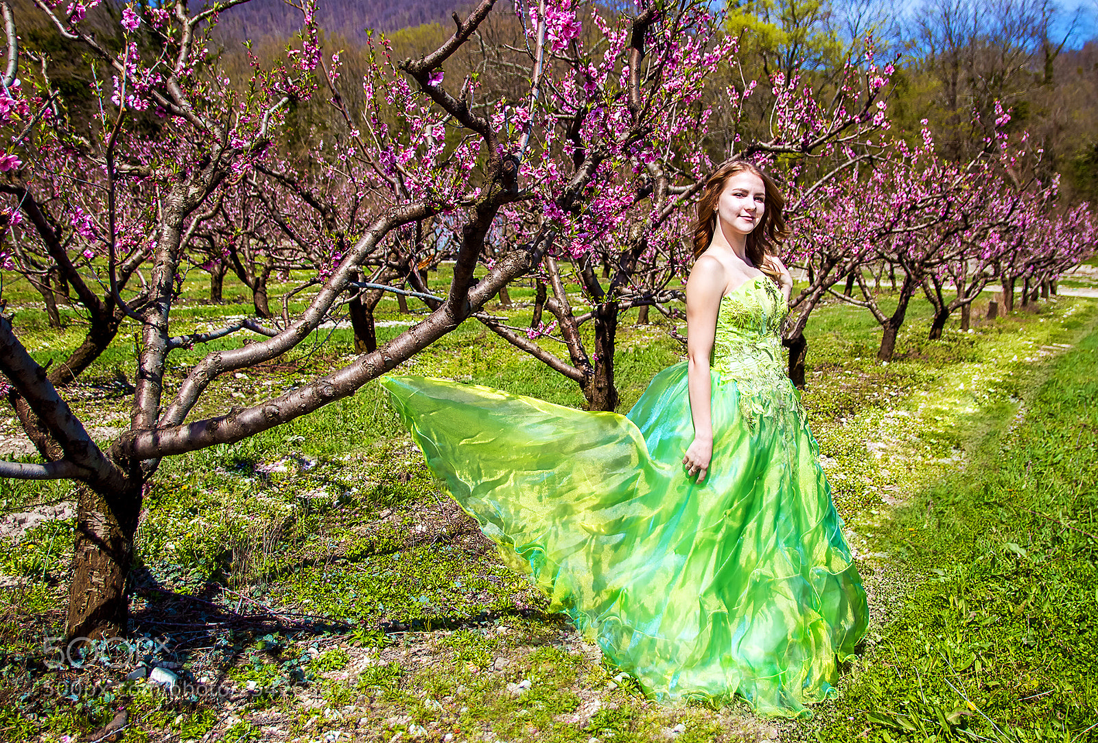 Canon EOS 80D sample photo. Dasha in the blossoming photography