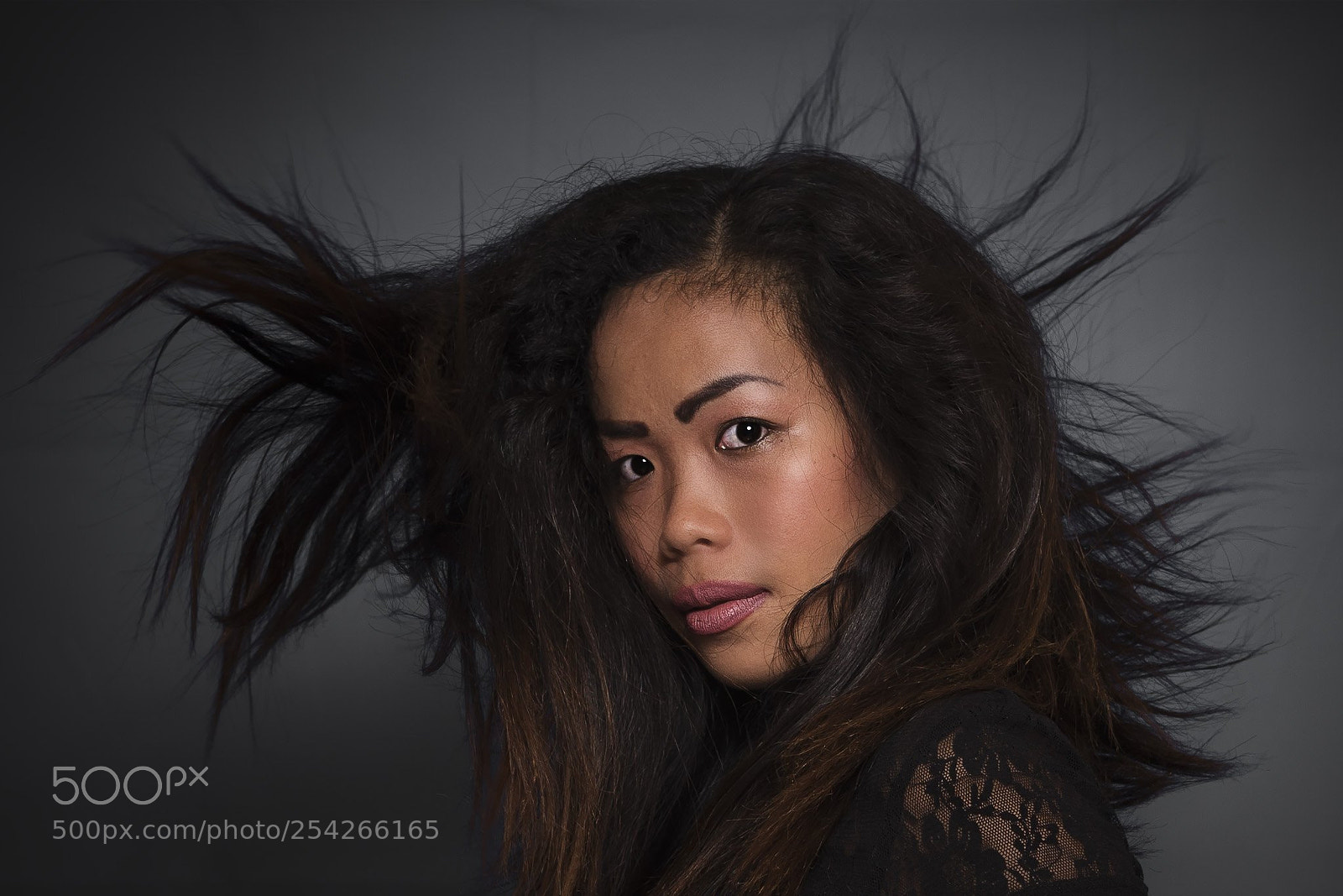 Nikon D810 sample photo. Flying hair photography