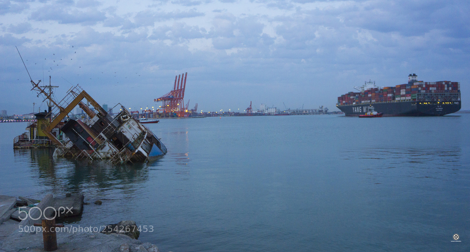 Sony a6000 sample photo. Mersin city and ships photography