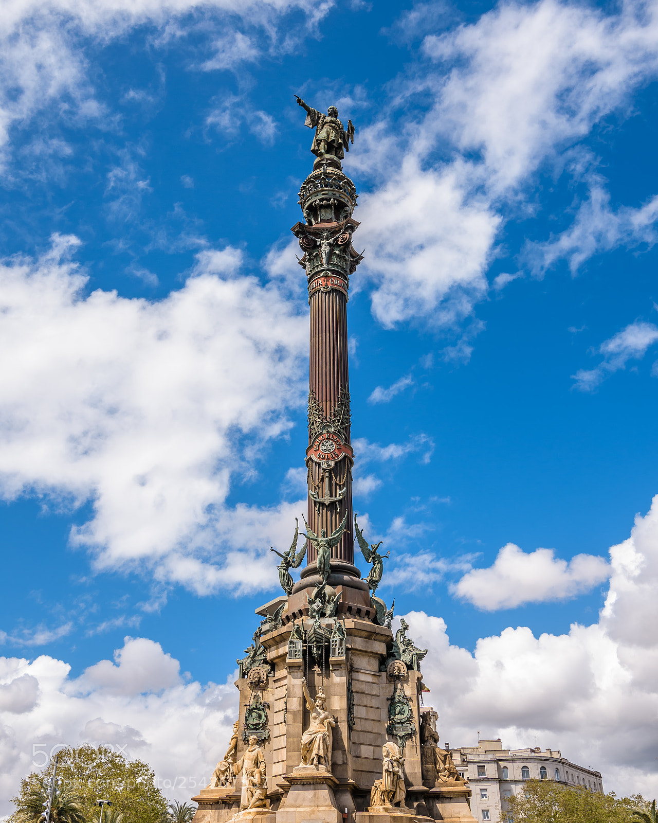 Nikon D7200 sample photo. Columbus monument barcelona photography