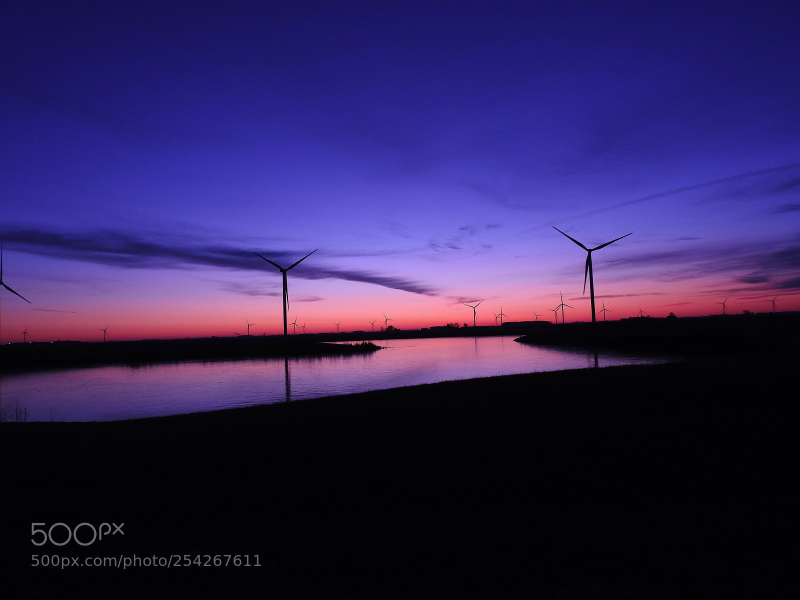 Nikon Coolpix P900 sample photo. Ohio windmill farm at photography