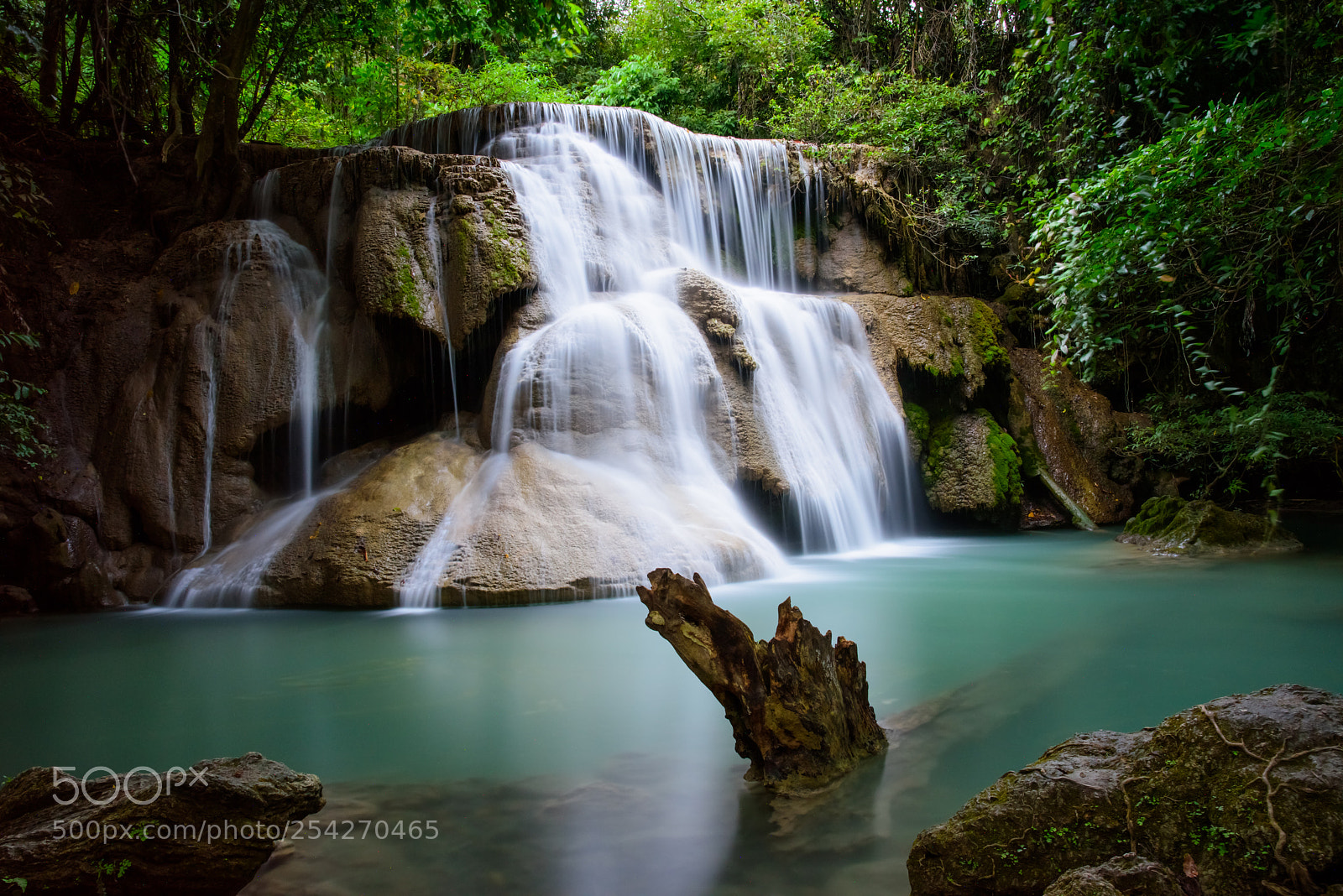 Nikon D810 sample photo. Huay mae khamin waterfall photography