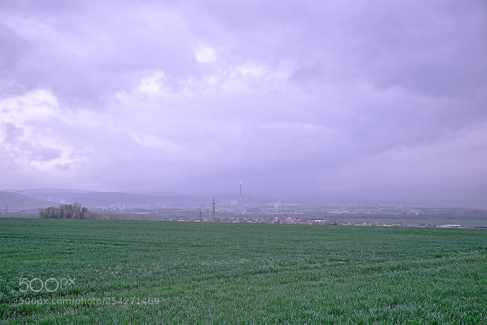 Nikon D5300 sample photo. Rainy afternoon above chomutov photography