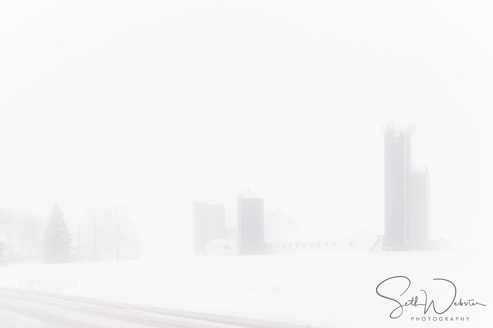 Fujifilm X-Pro2 sample photo. Whiteout on the farm photography
