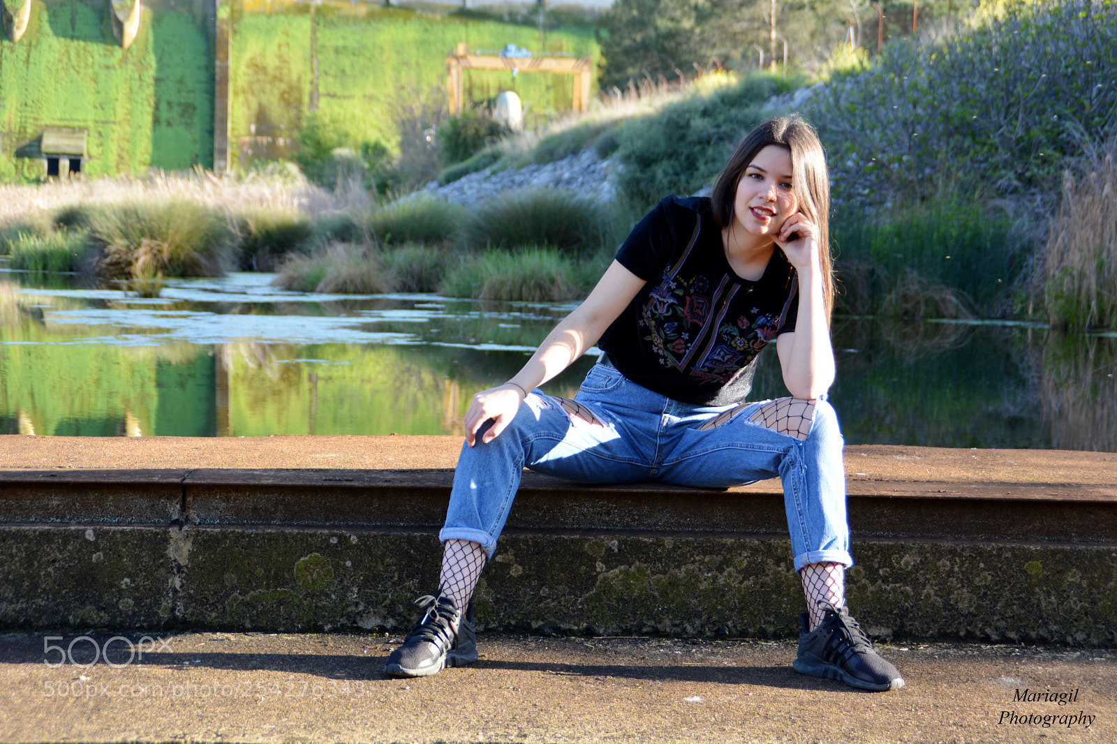 Nikon D5200 sample photo. Retrato en exterior photography