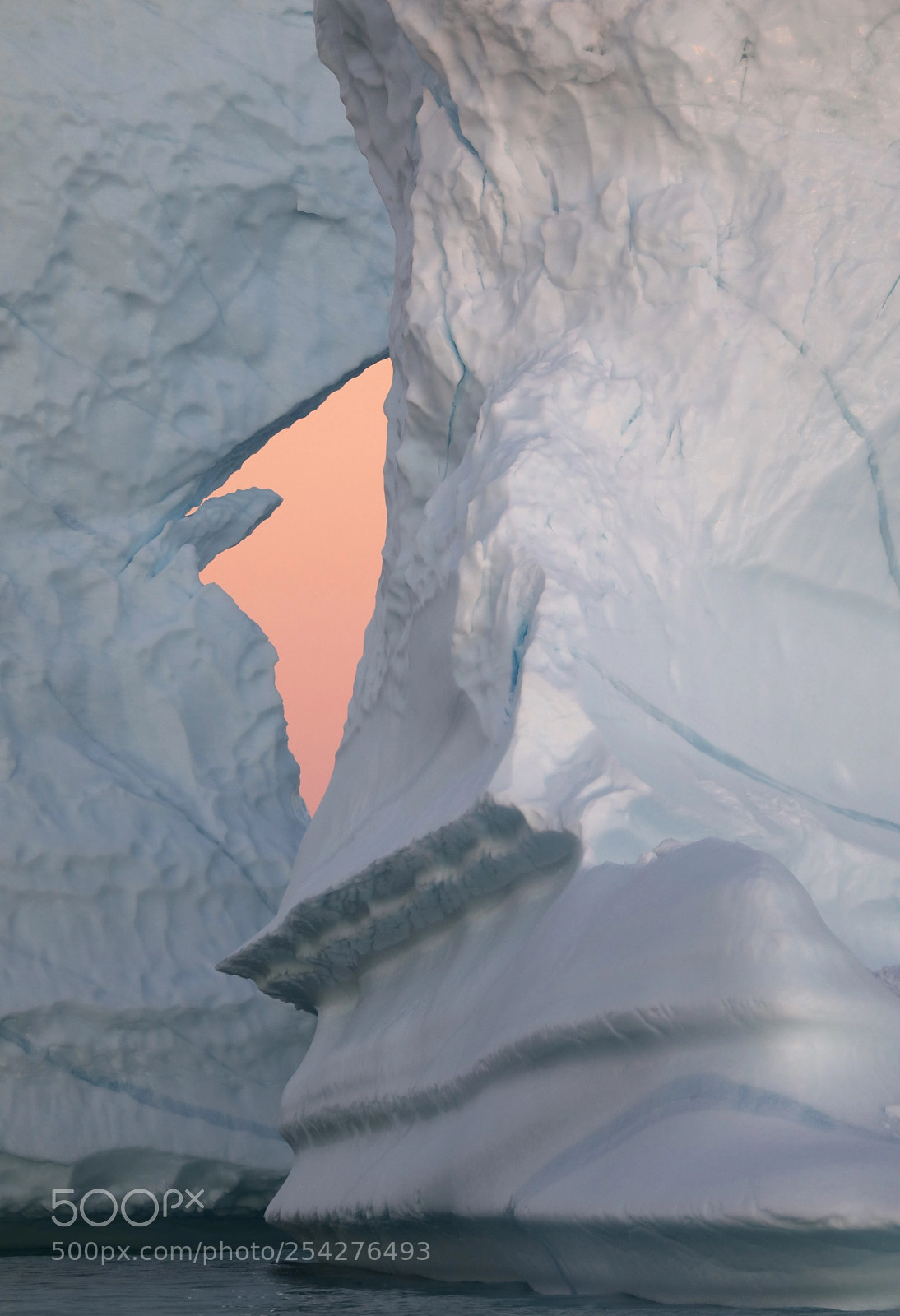 Canon EOS 5D Mark IV sample photo. Sunrise through the ice photography