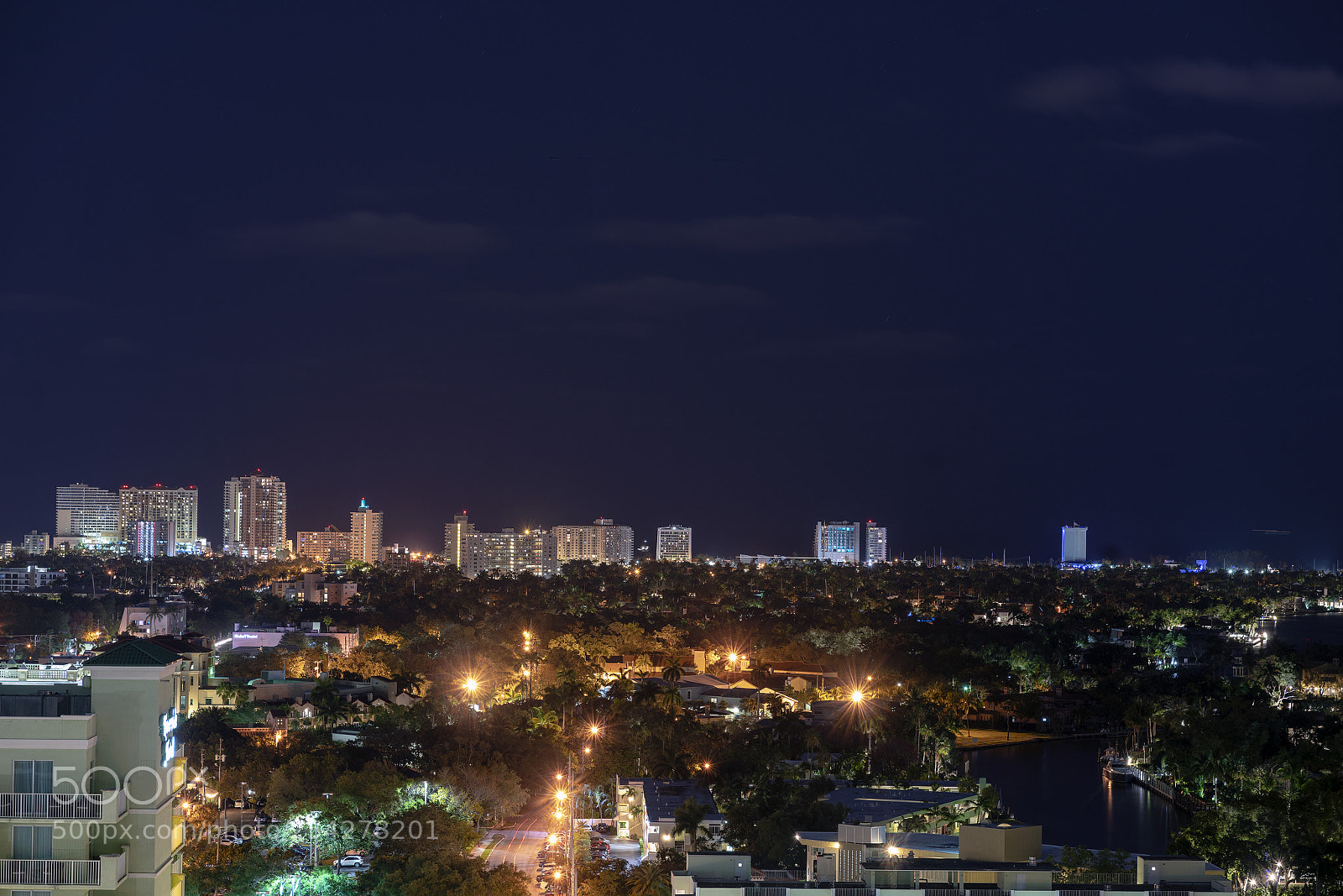 Sony a7R III sample photo. Fort lauderdale at night photography