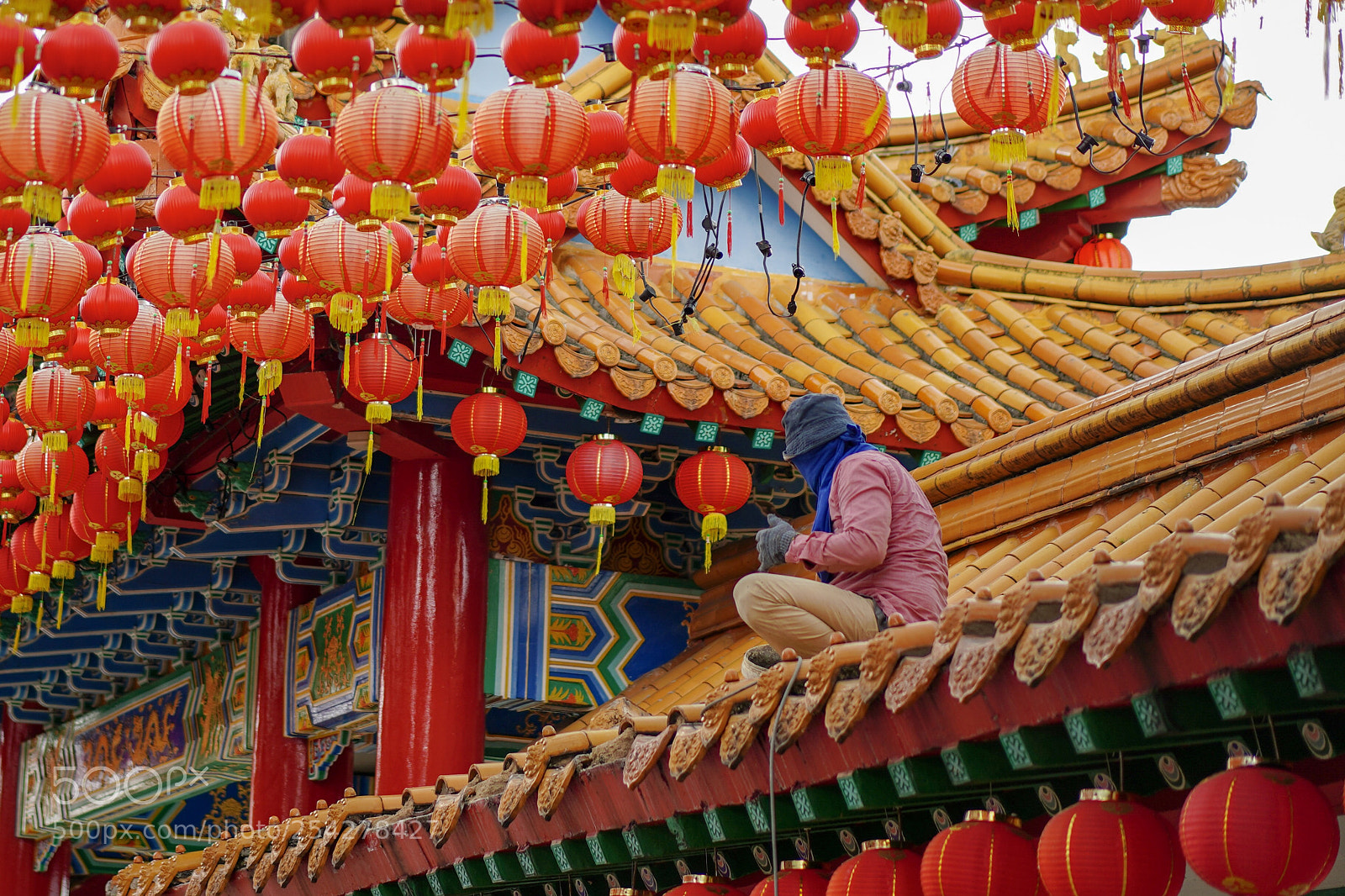 Sony a7 III sample photo. Red lantern labour photography