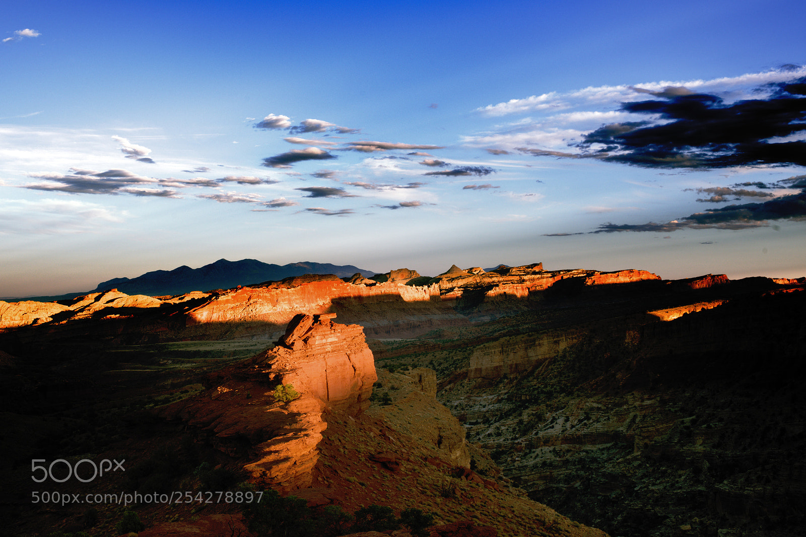 Nikon D810 sample photo. Sunset point, capitol reef photography