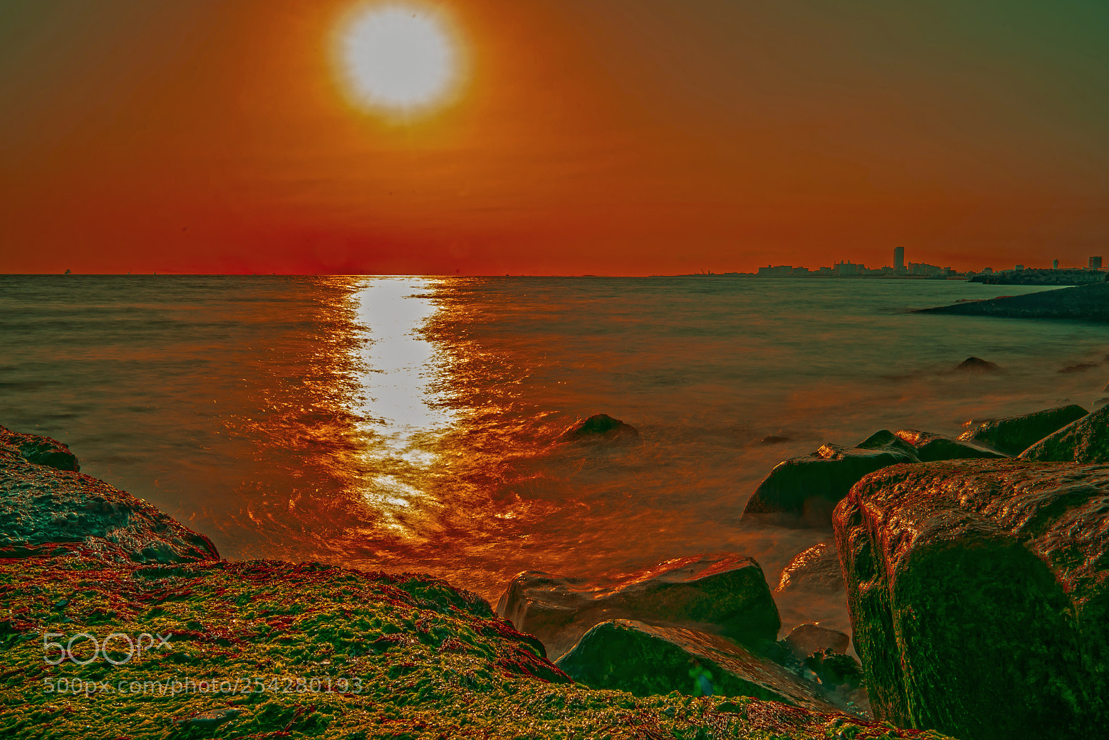 Nikon D800E sample photo. Horizon　kobe　maiko　sea photography