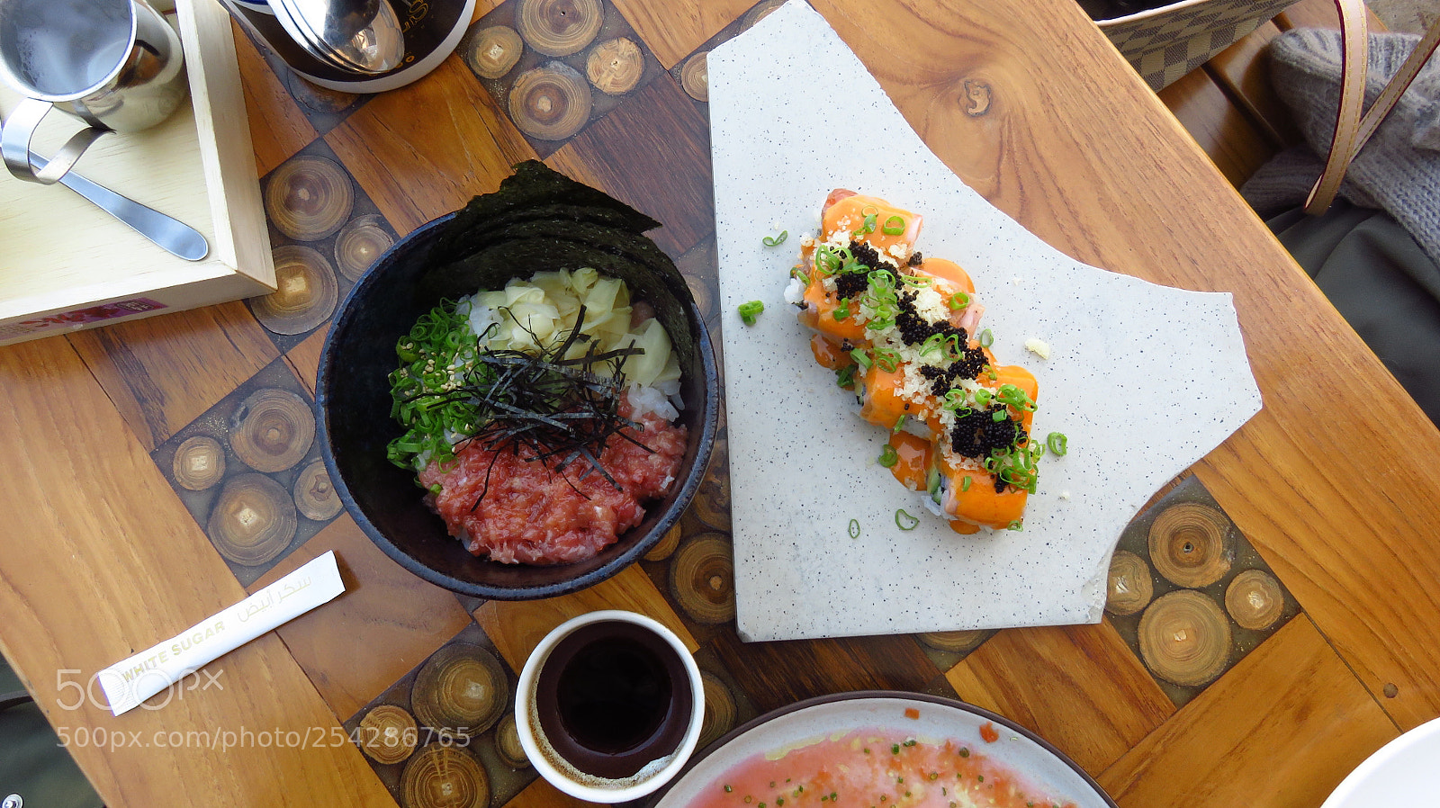 Canon PowerShot SX710 HS sample photo. Japanese tuna tile photography