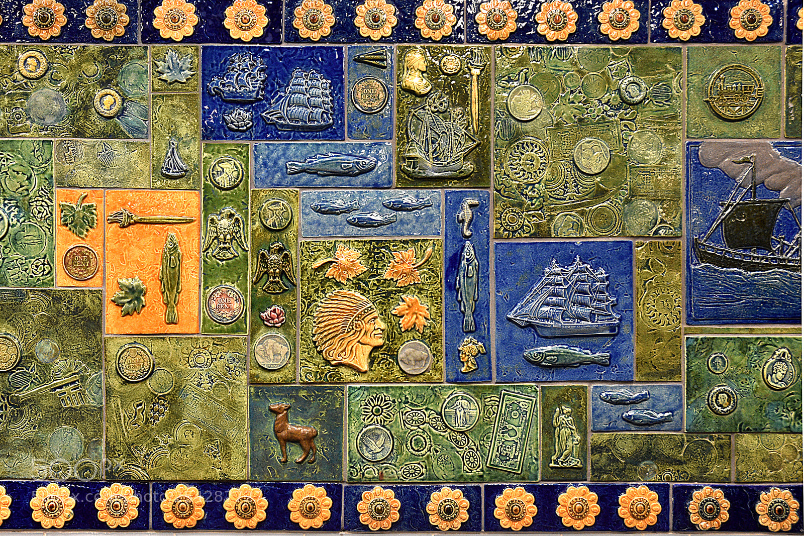Nikon D3400 sample photo. Tiles photography