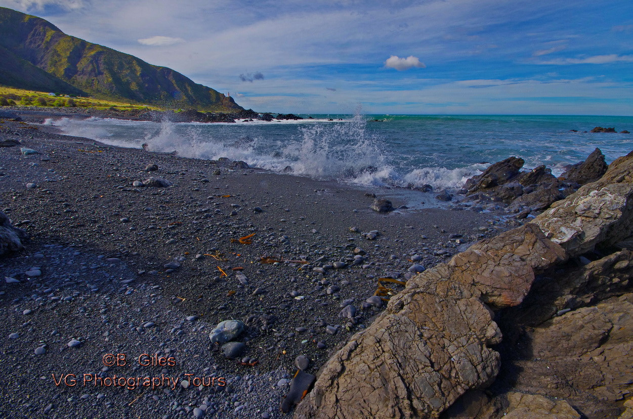 Pentax K-5 IIs + Sigma AF 10-20mm F4-5.6 EX DC sample photo. Cape palliser, new zealand photography